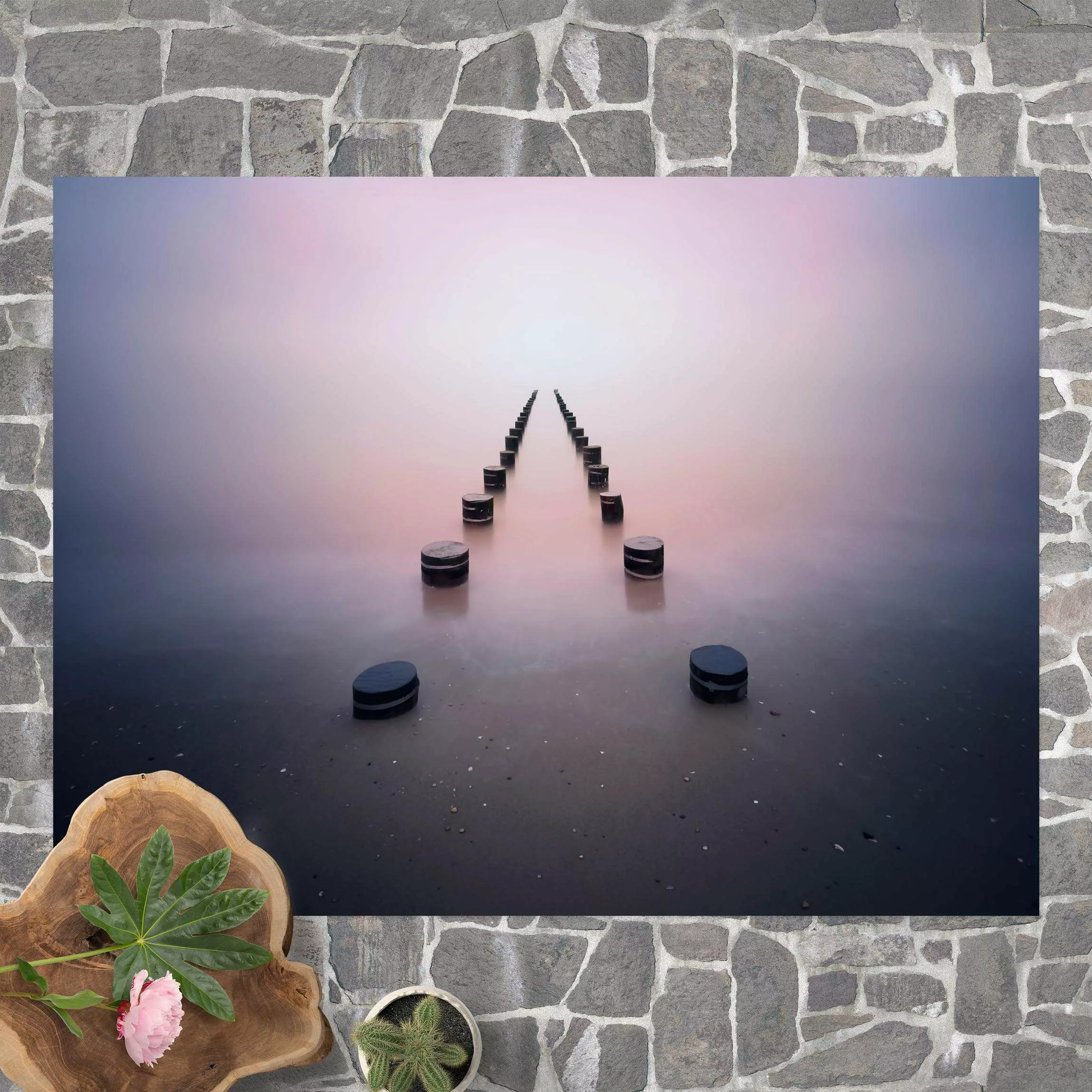 Vinyl-Teppich Zen am Strand günstig online kaufen