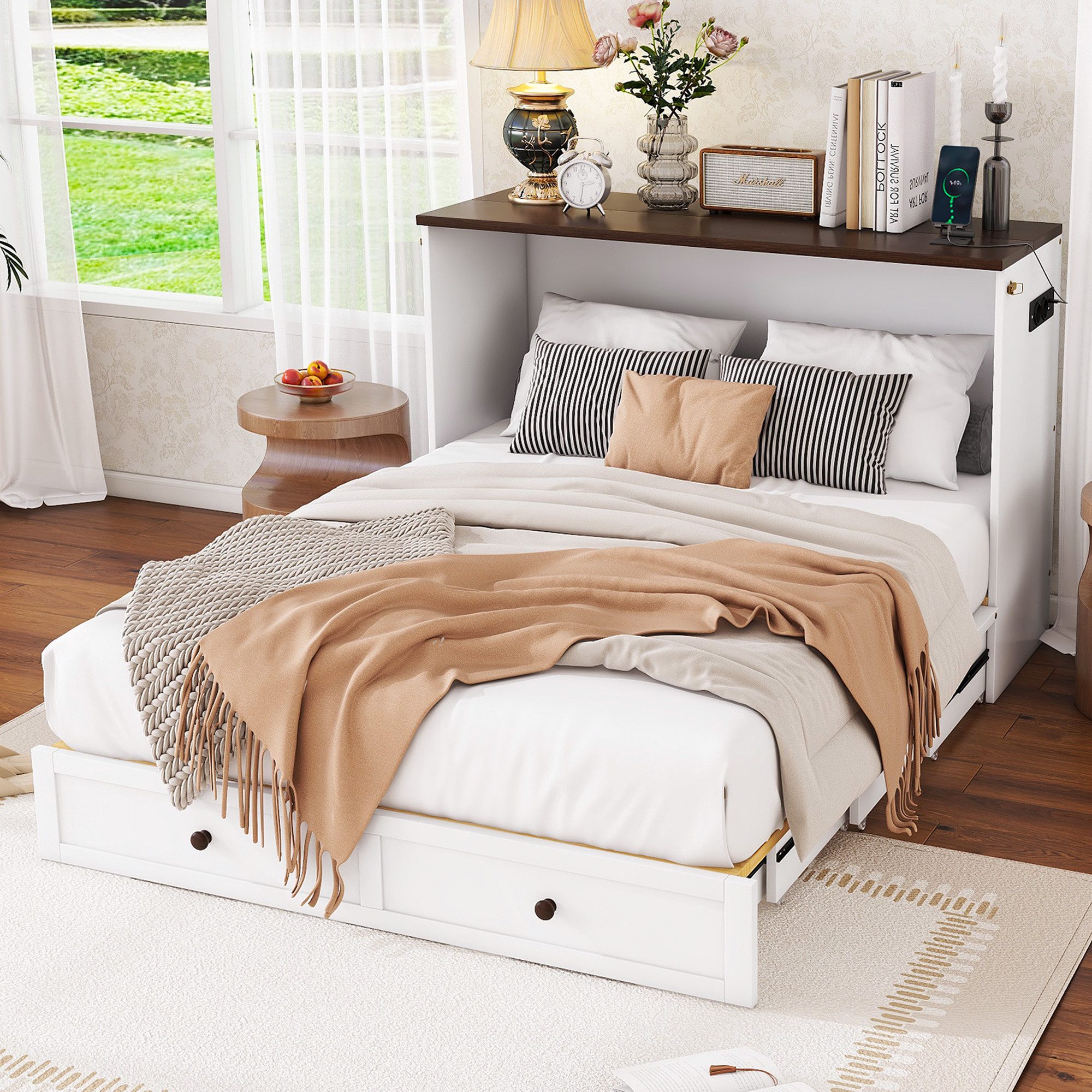 HAUSS SPOLE Schrankbett 140x200 mit Schubladen, günstig online kaufen