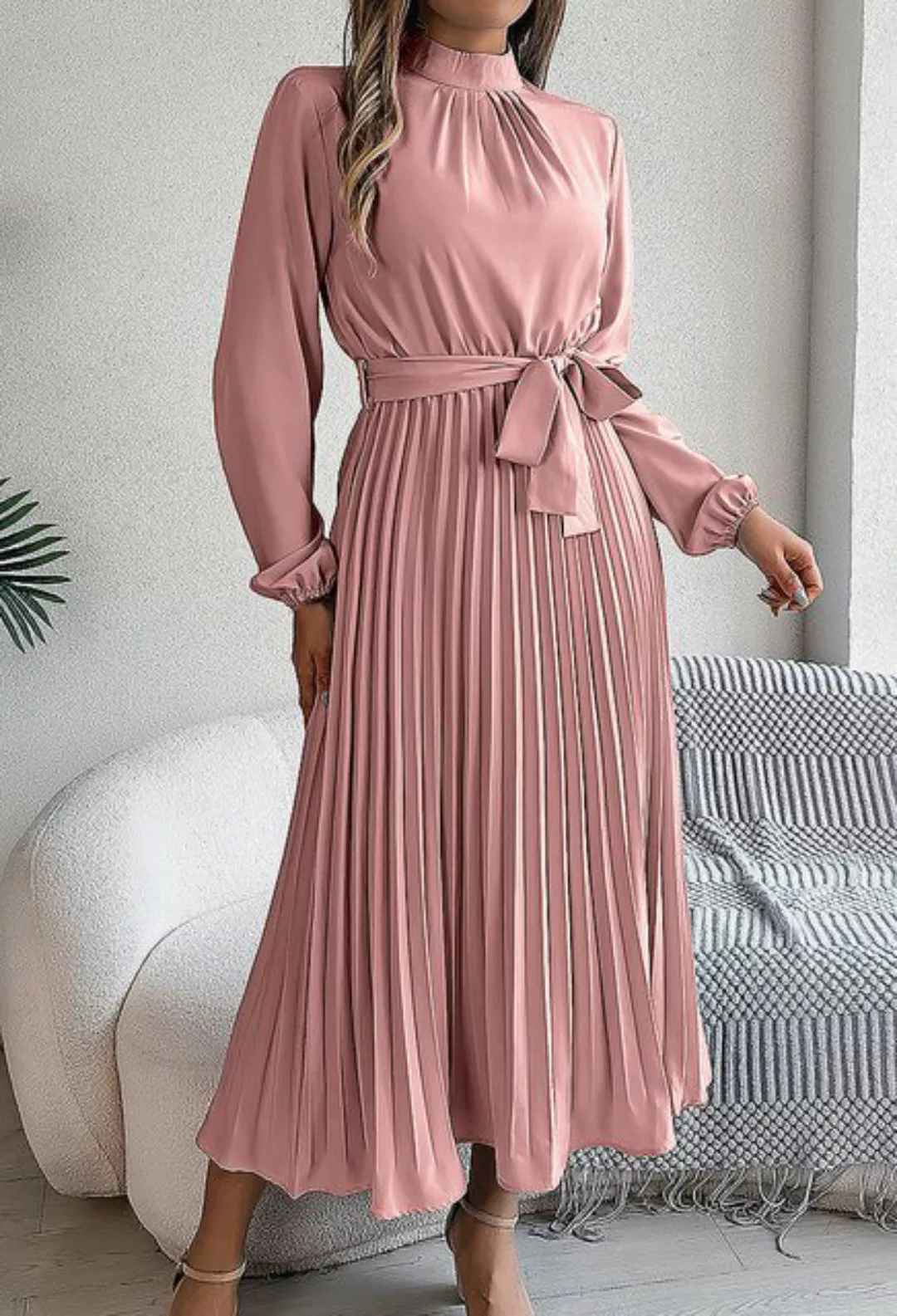 CHENIN Abendkleid Elegantes abendkleid mit langen ärmeln und hoher taille M günstig online kaufen