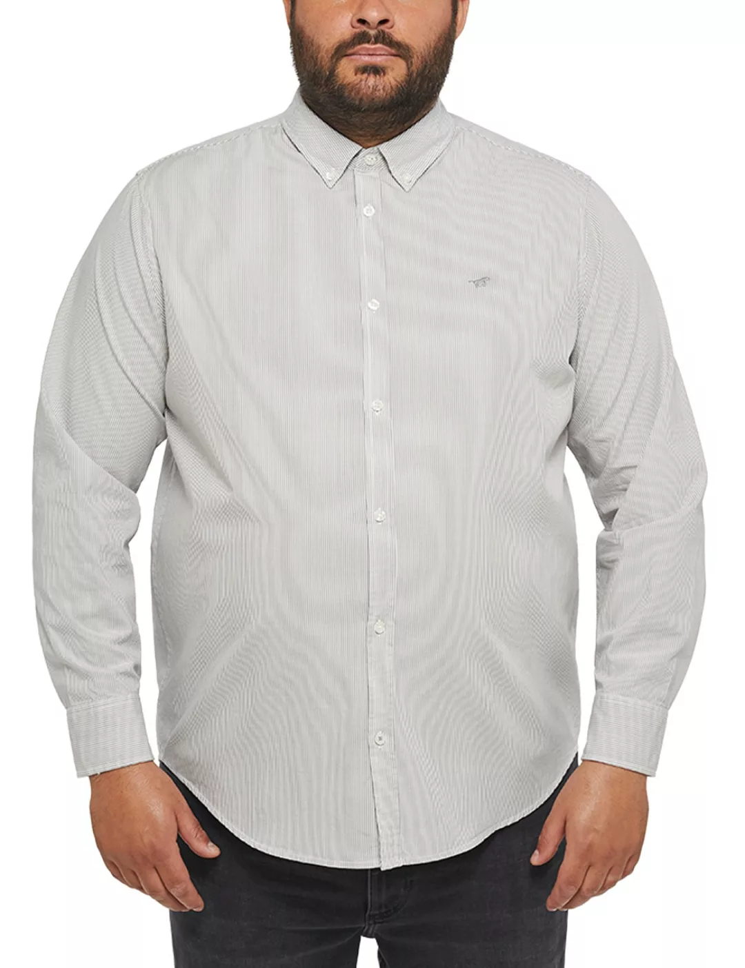MUSTANG Langarmhemd "Style Clemens fine stripe" günstig online kaufen