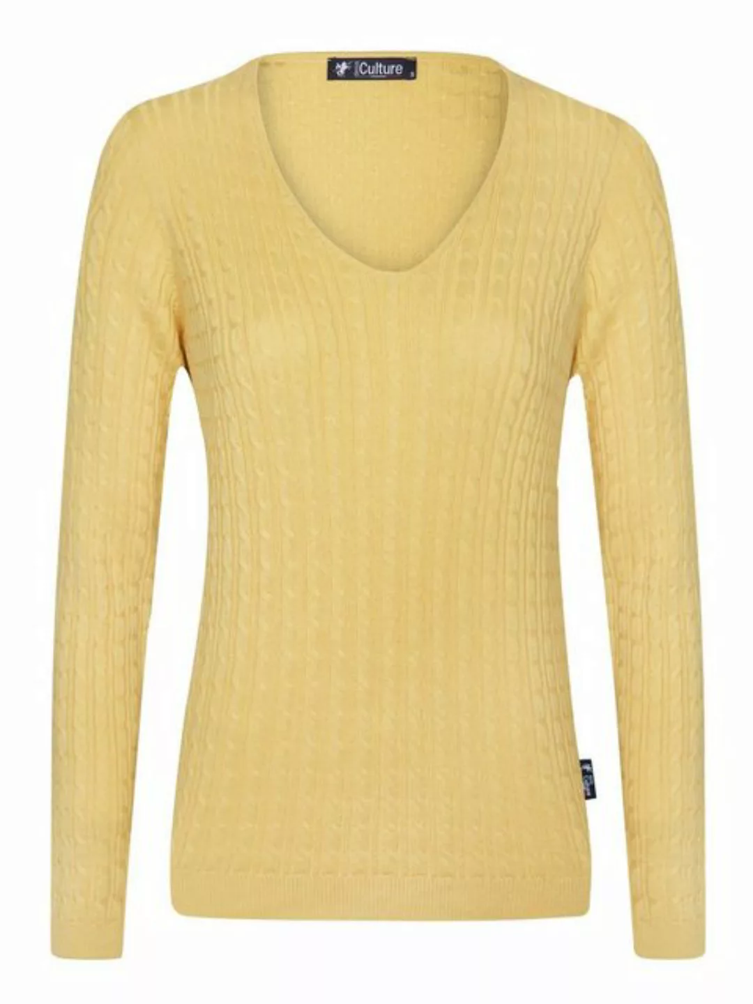 DENIM CULTURE V-Ausschnitt-Pullover VERLA2 (1-tlg) günstig online kaufen