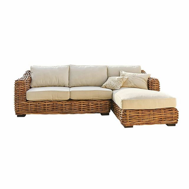 Mirabeau Sofa Sofa Villedieu creme/braun günstig online kaufen