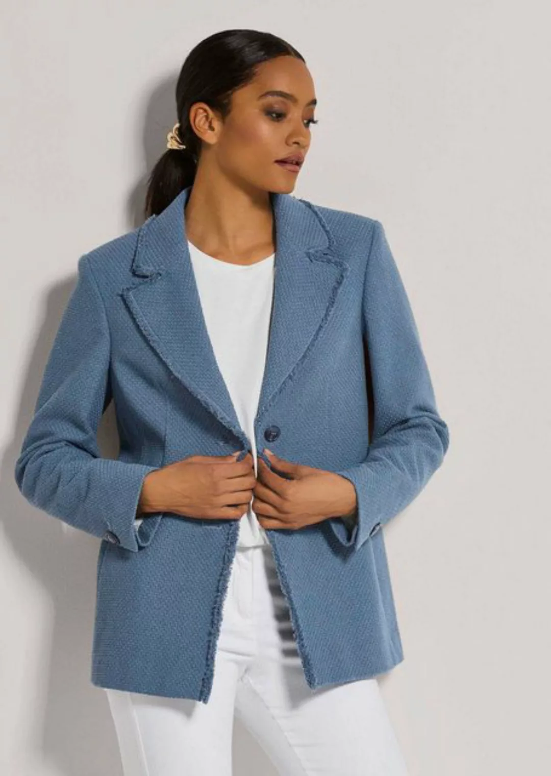 MADELEINE Kurzblazer Longblazer mit Struktur günstig online kaufen