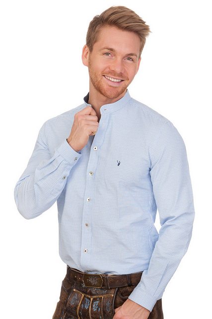 Spieth & Wensky Trachtenhemd Trachtenhemd - MALBERG - hellblau, hellgrau günstig online kaufen