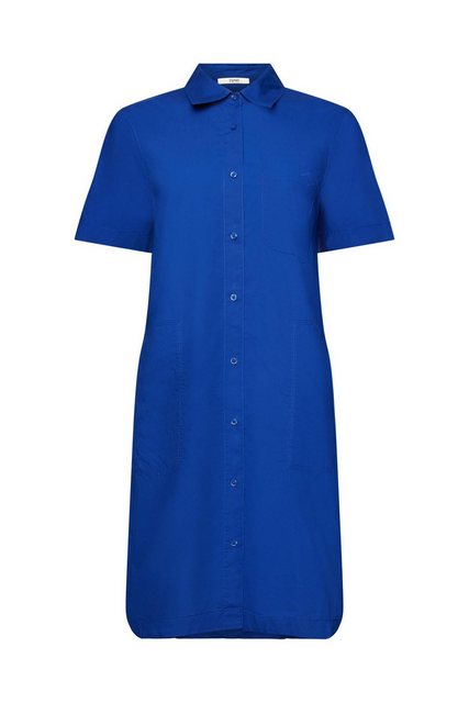 Esprit Minikleid Hemdblusenkleid in Mini-Länge, 100 % Baumwolle günstig online kaufen