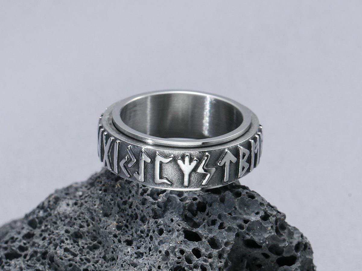 Eyecatcher Fingerring Anti Stress Ring Runen günstig online kaufen