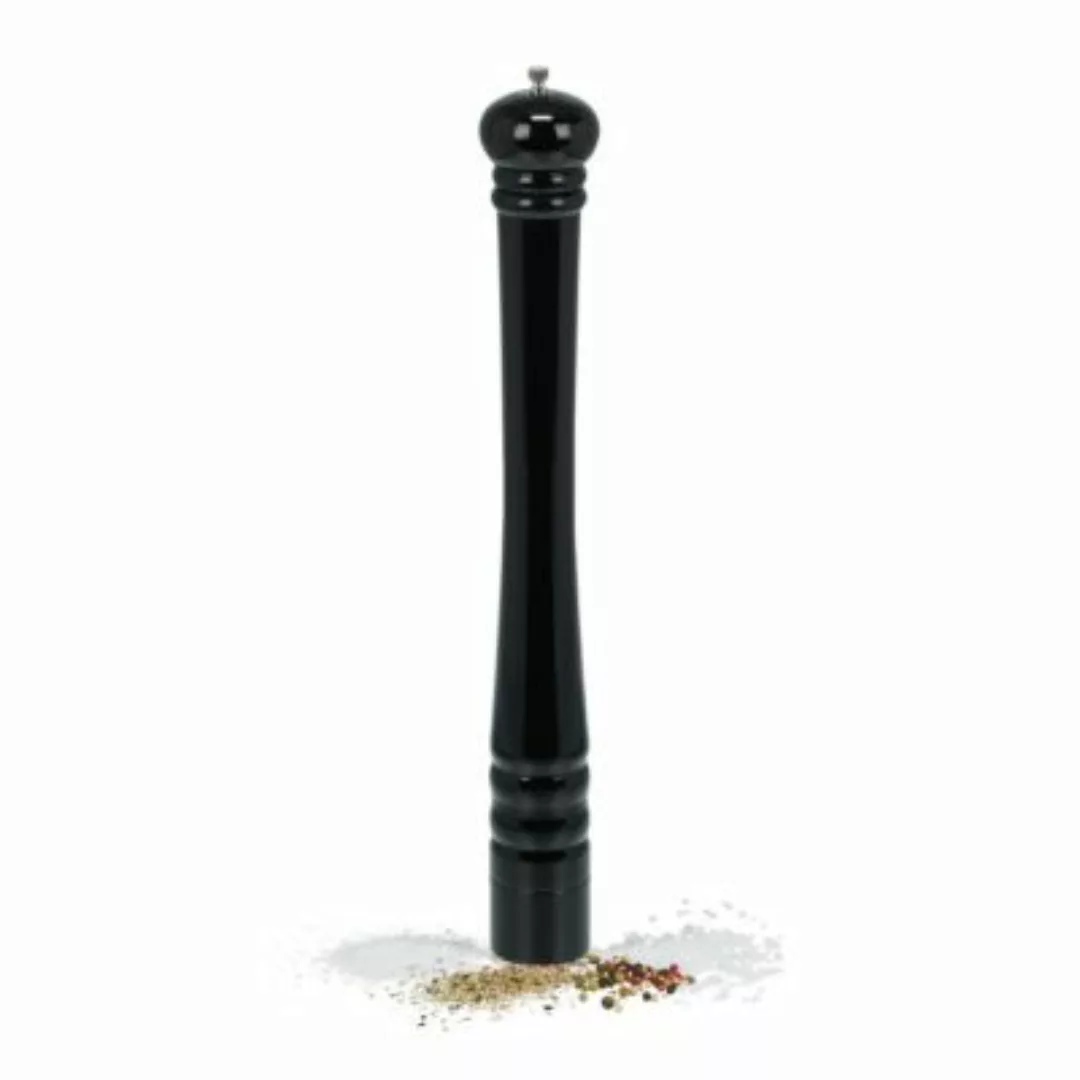 relaxdays XXL Salz- und Pfeffermühle aus Holz schwarz günstig online kaufen