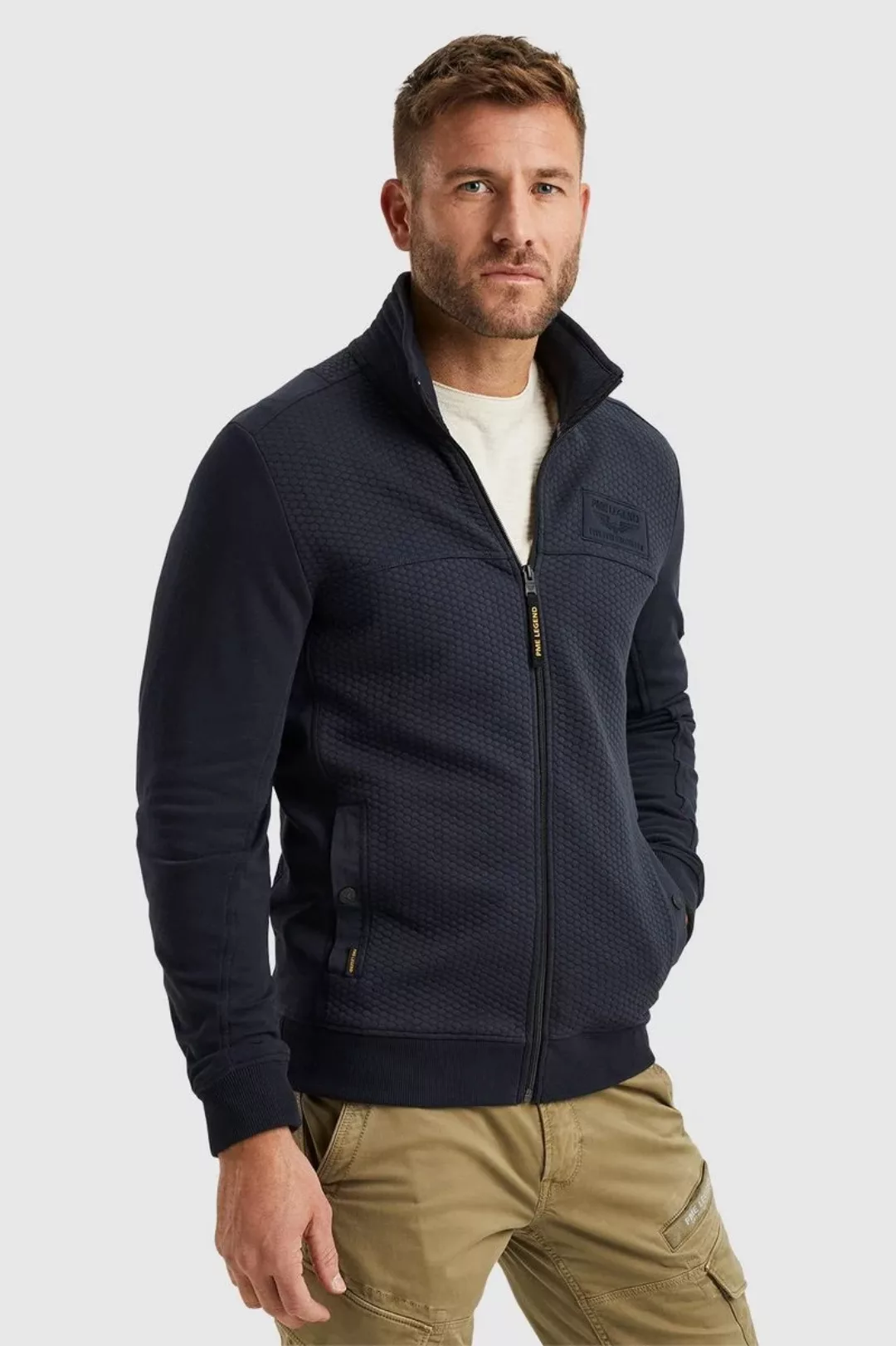 PME Legend Sweat Strickjacke Navy - Größe L günstig online kaufen