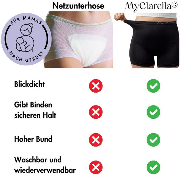 MyClarella Schwangerschaftsslip The Mama Panty - Wochenbettunterwäsche günstig online kaufen