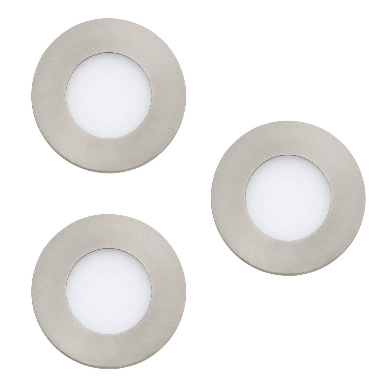 EGLO connect Fueva-C LED-Einbauspot 8,6cm, 3er Set günstig online kaufen