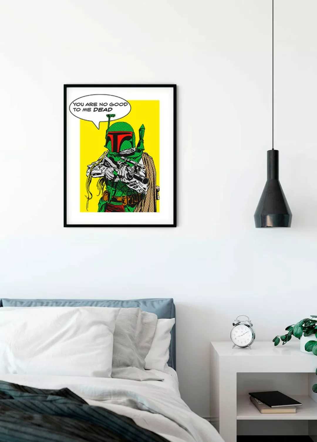 Komar Wandbild Star Wars Boba Fett 40 x 50 cm günstig online kaufen