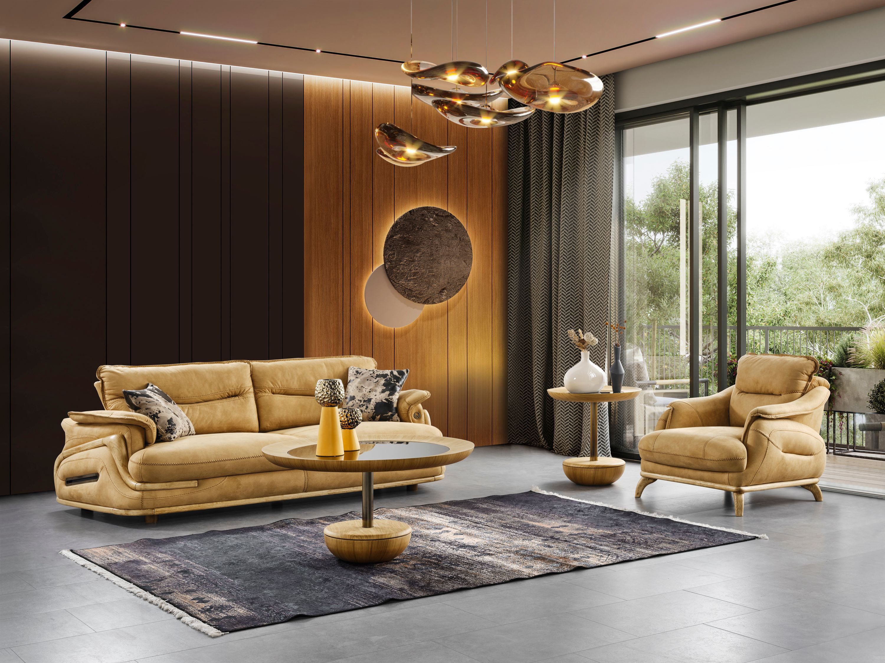 Nobelaa Sofa Sitzgruppe/Sofa Set - Wohnzimmergarnitur günstig online kaufen
