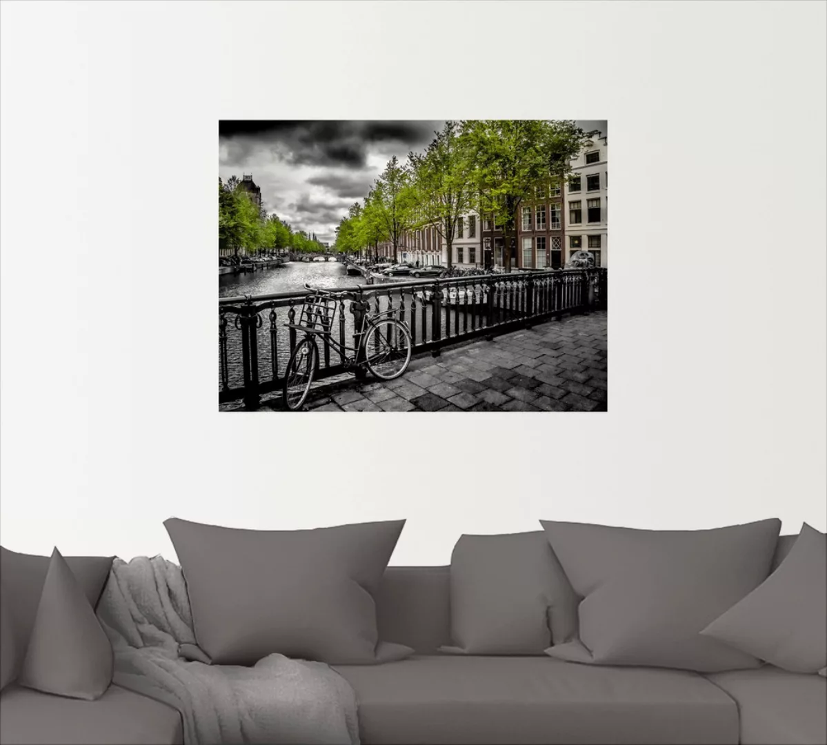 Artland Wandbild "Amsterdam Keizergracht II", Niederlande, (1 St.) günstig online kaufen