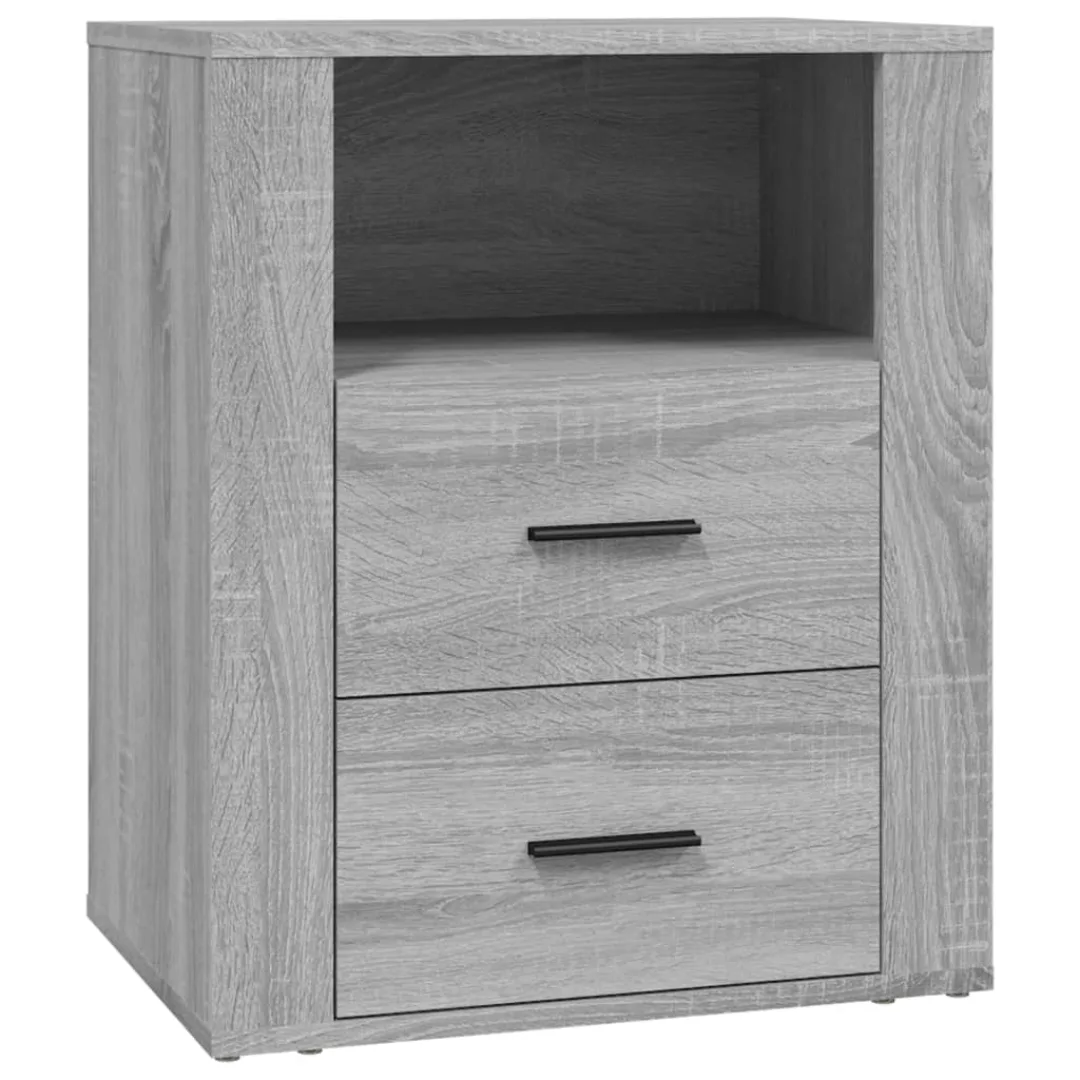 Vidaxl Nachttisch Grau Sonoma 50x36x60 Cm Holzwerkstoff günstig online kaufen