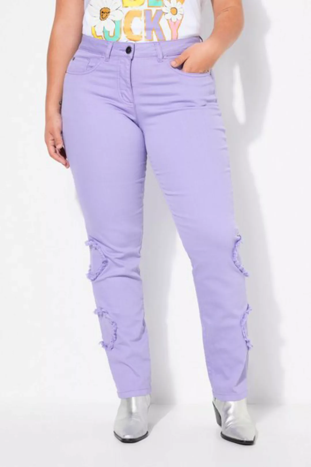 Angel of Style 5-Pocket-Jeans Jeans 5-Pocket Herz-CutOuts günstig online kaufen