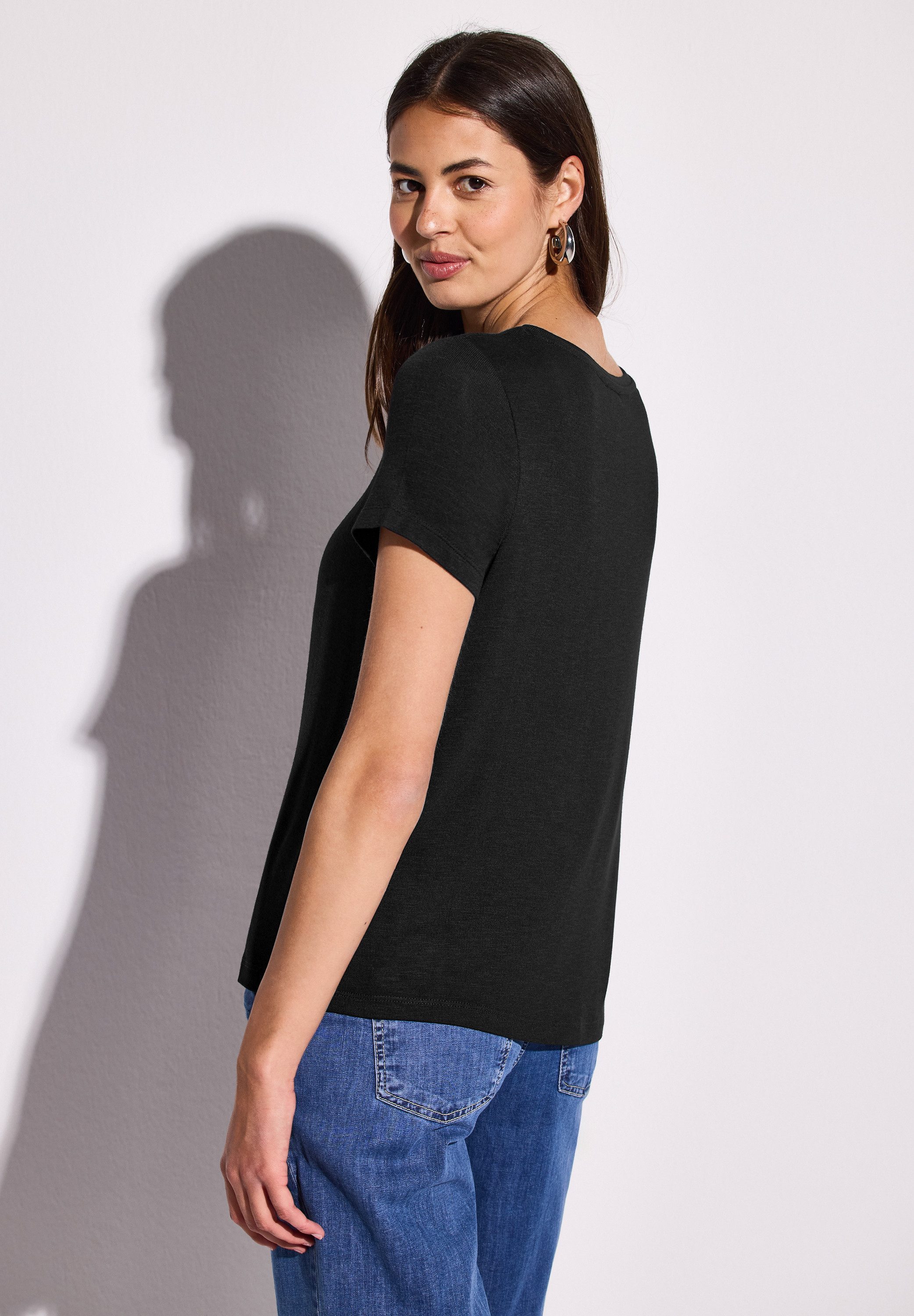 STREET ONE Print-Shirt, mit Rundhalsausschnitt günstig online kaufen