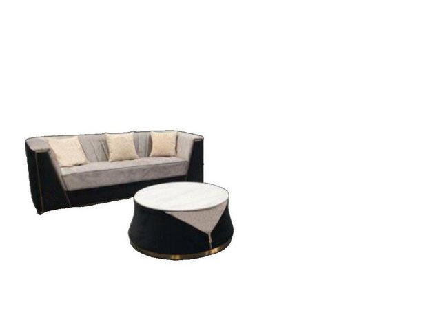 JVmoebel Sofa Medusa Couch Set Garnitur 3+2 mit Couchtisch Sofagarnituren, günstig online kaufen