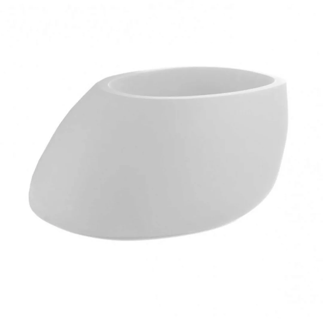 Vondom - Stone 1 Pflanzgefäß - weiß/matt/LxBxH 80x65x40cm/Fassungsvermögen günstig online kaufen