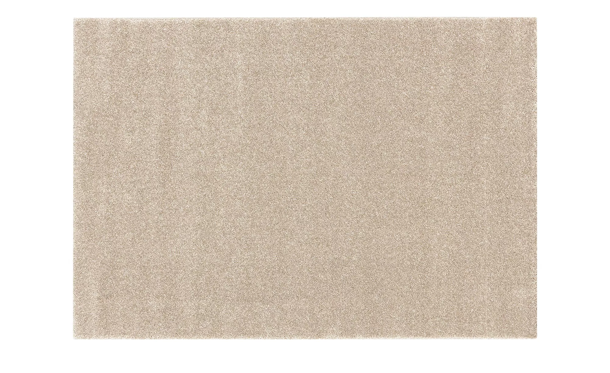 Hochflorteppich - beige - Synthethische Fasern - 140 cm - Sconto günstig online kaufen