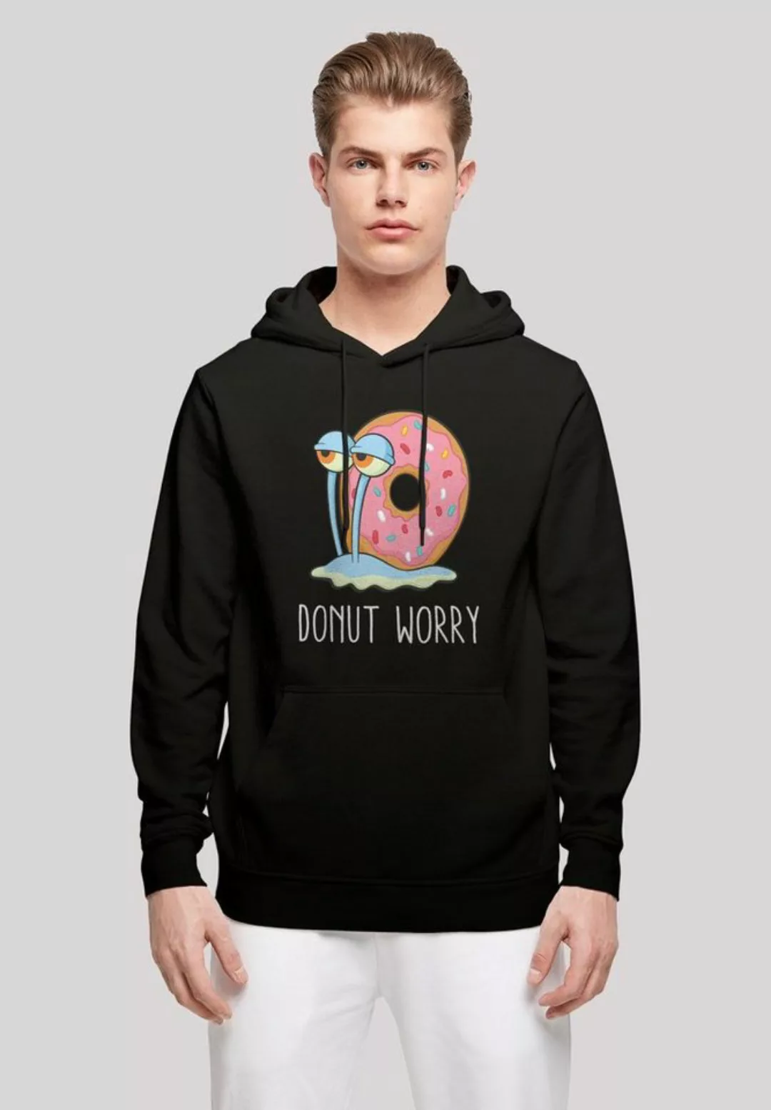 F4NT4STIC Kapuzenpullover "Spongebob Schwammkopf Gary Donut Worry", Print günstig online kaufen