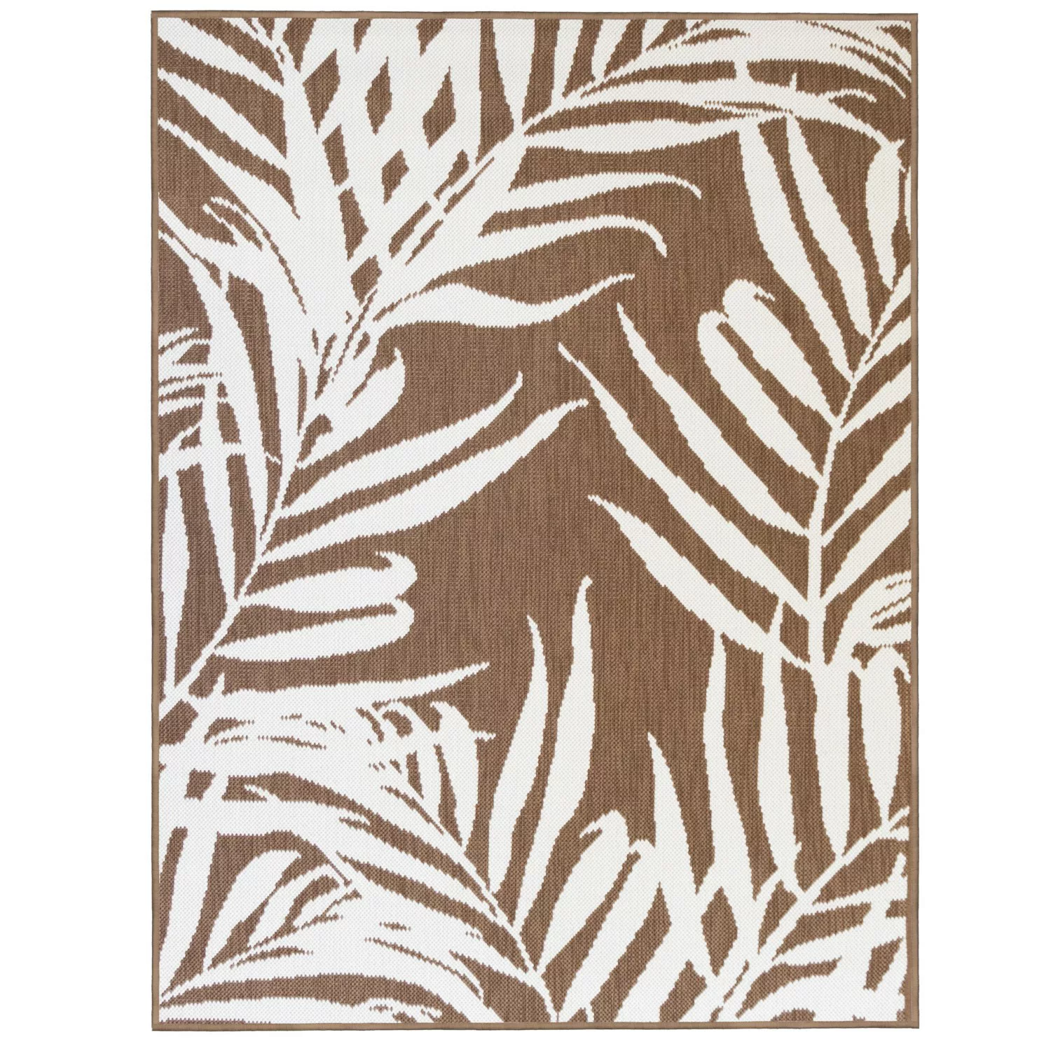 Primaflor In- und Outdoorteppich Reverso Palm Tree Braun 160x220cm günstig online kaufen