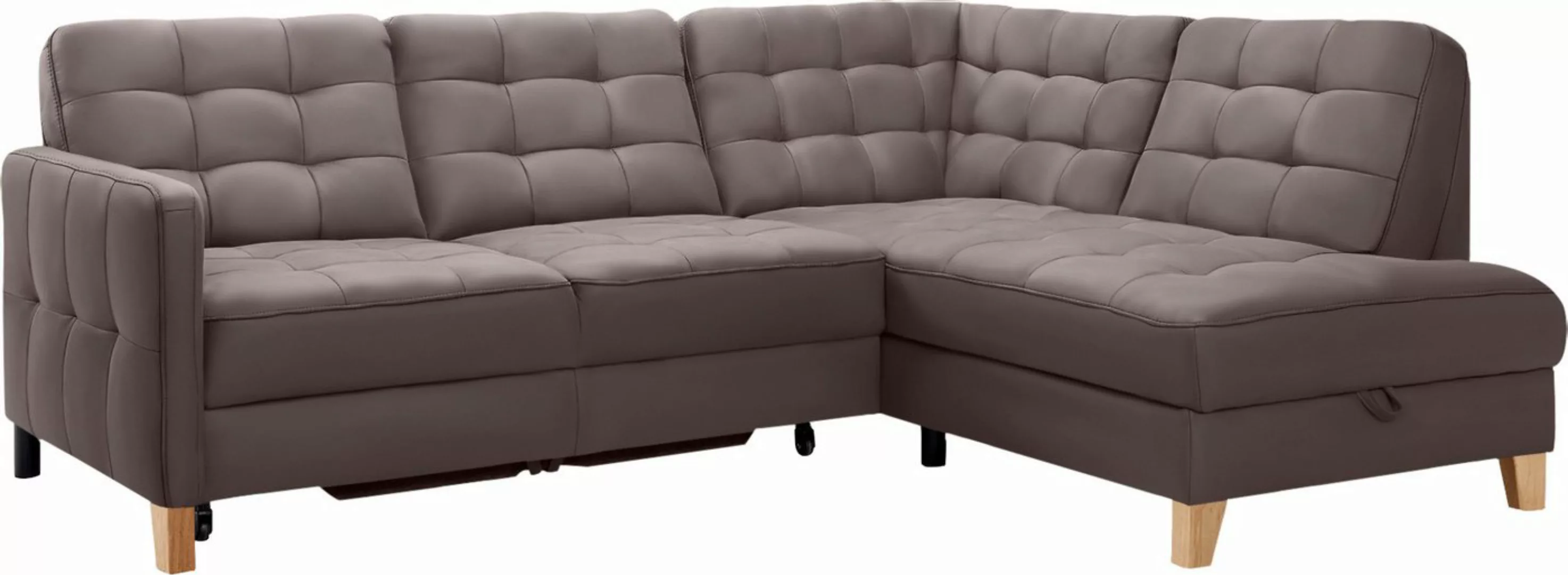 exxpo - sofa fashion Ecksofa "Elio, kompakt und komfortabel, bequem, zeitlo günstig online kaufen