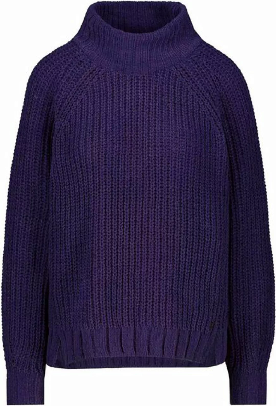 Monari Stehkragenpullover aus Chenille-Garn günstig online kaufen