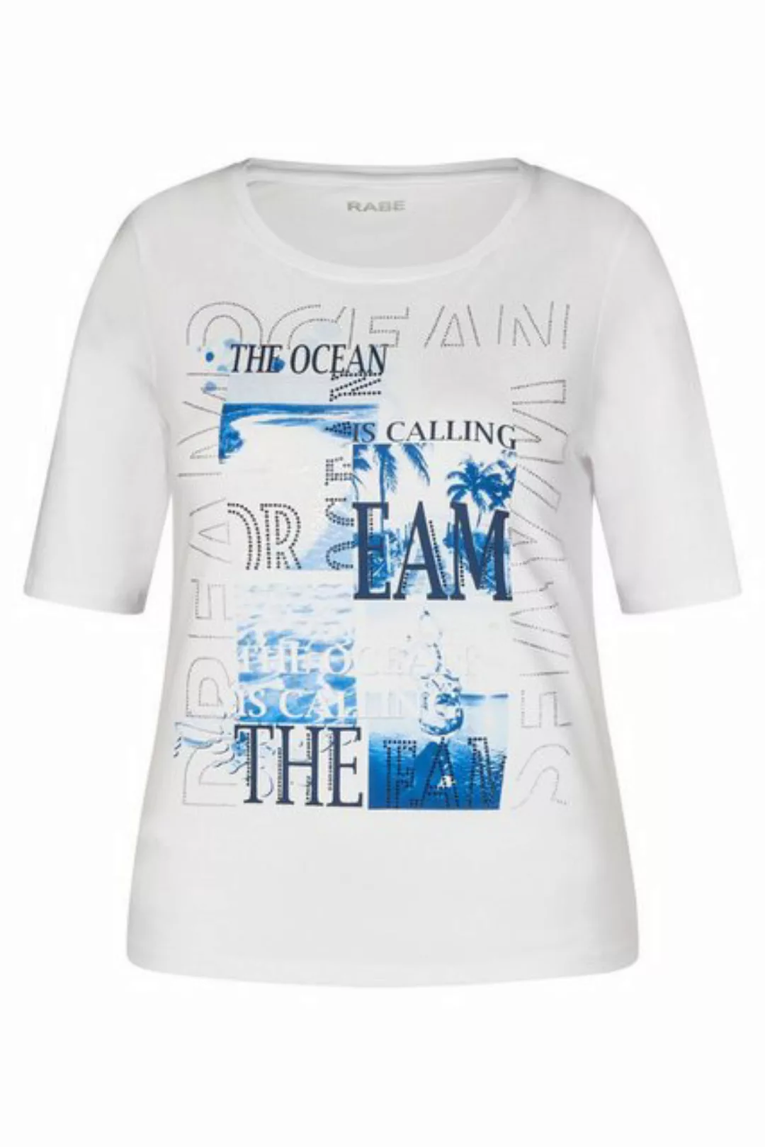 Rabe Print-Shirt "RABE T-Shirt mit Ocean Wording" günstig online kaufen