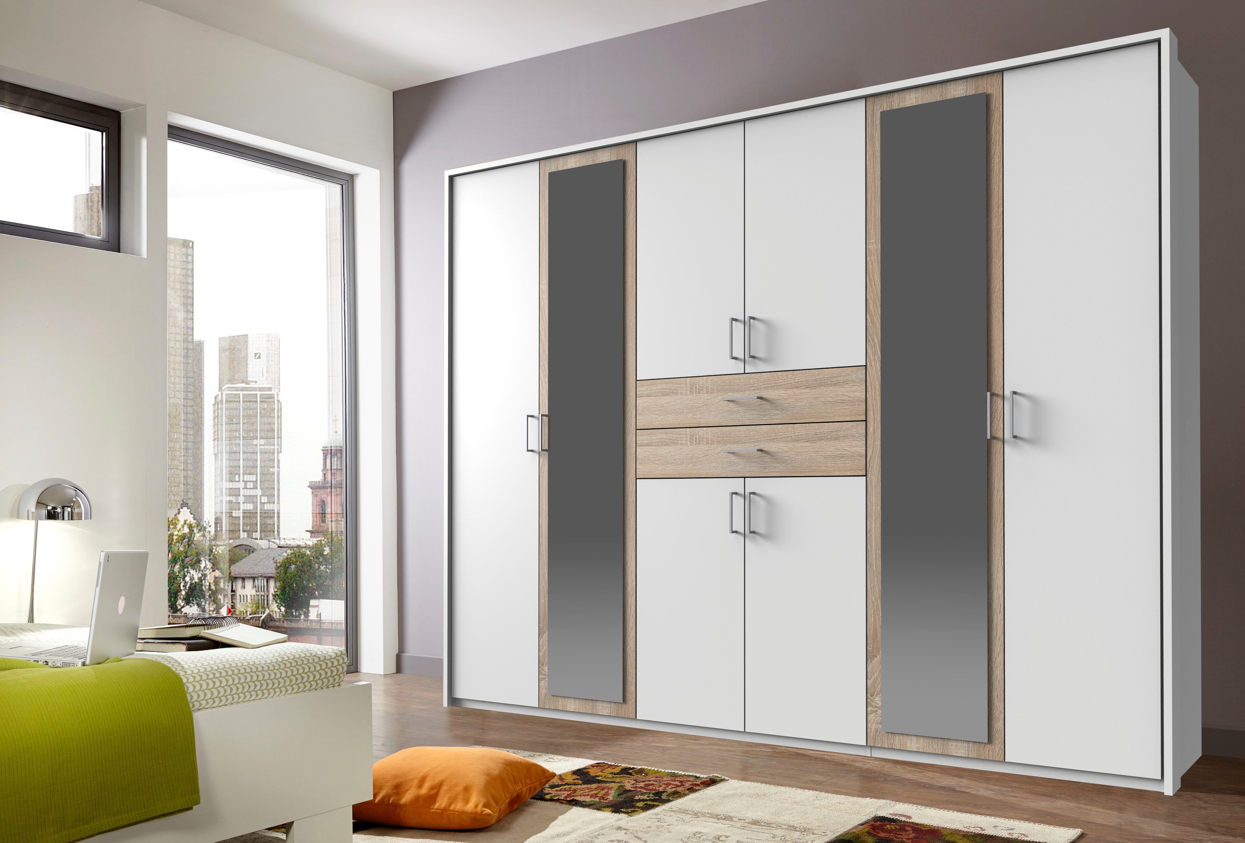Wimex Kleiderschrank "Diver Drehtürenschrank mit Spiegel, 180, 225 o. 270cm günstig online kaufen