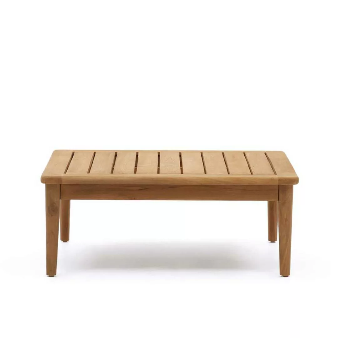 Couchtisch Teak Holz Outdoor quadratischer Tischplatte günstig online kaufen