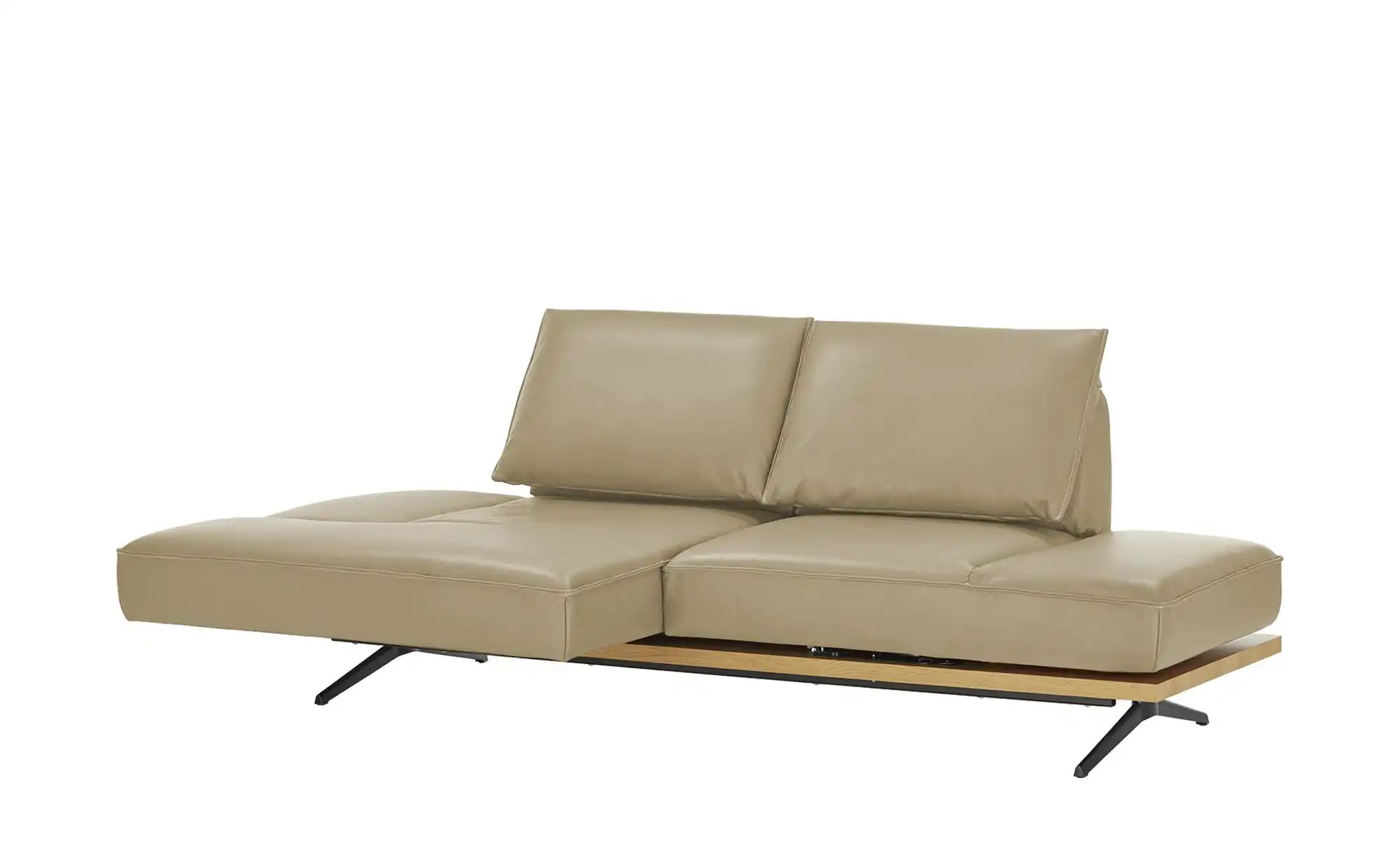 KOINOR Ecksofa Echtleder Phoenix ¦ beige ¦ Maße (cm): B: 240 H: 116 T: 132. günstig online kaufen