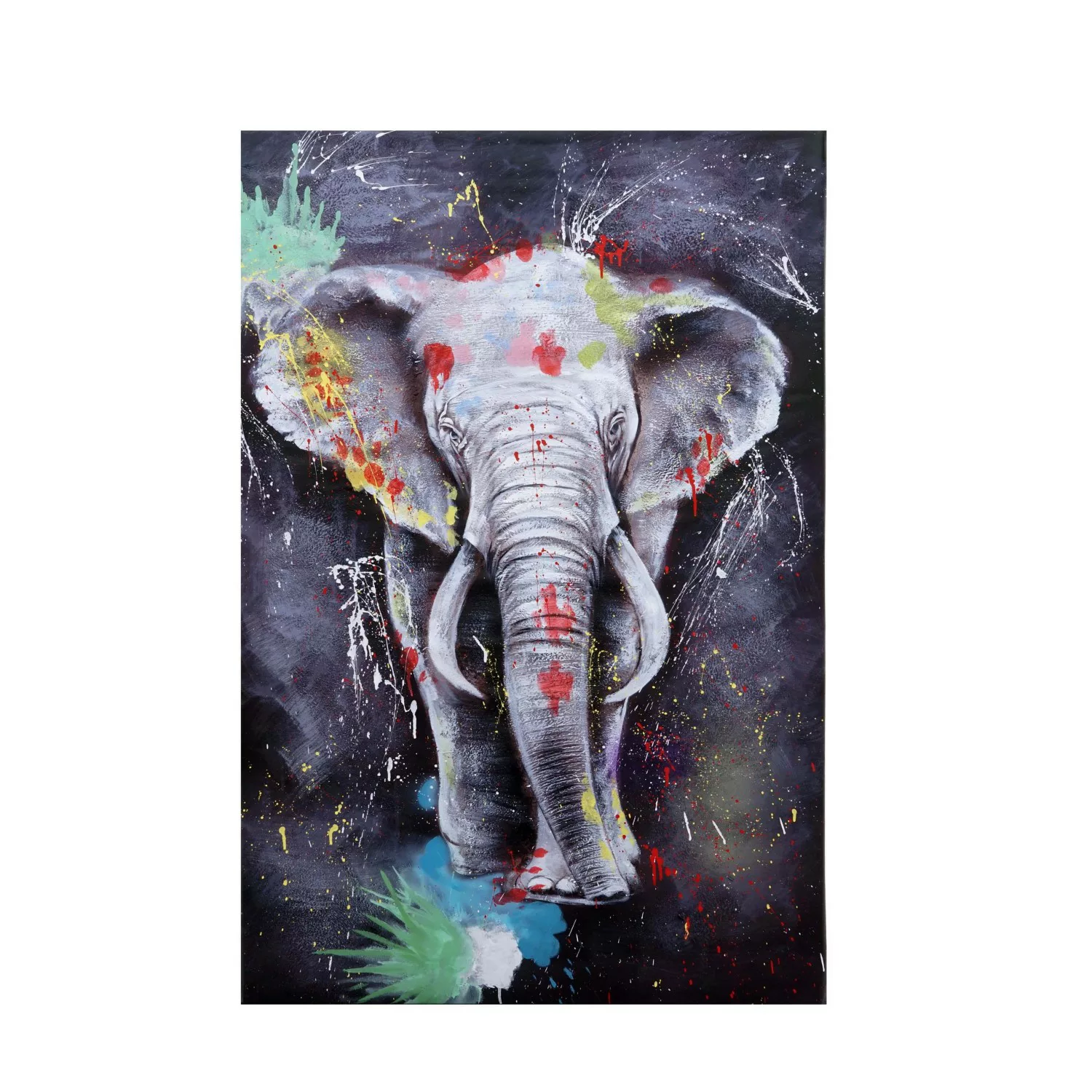 MCW Ölgemälde Elefant H25 Handgemalt 180x120cm günstig online kaufen