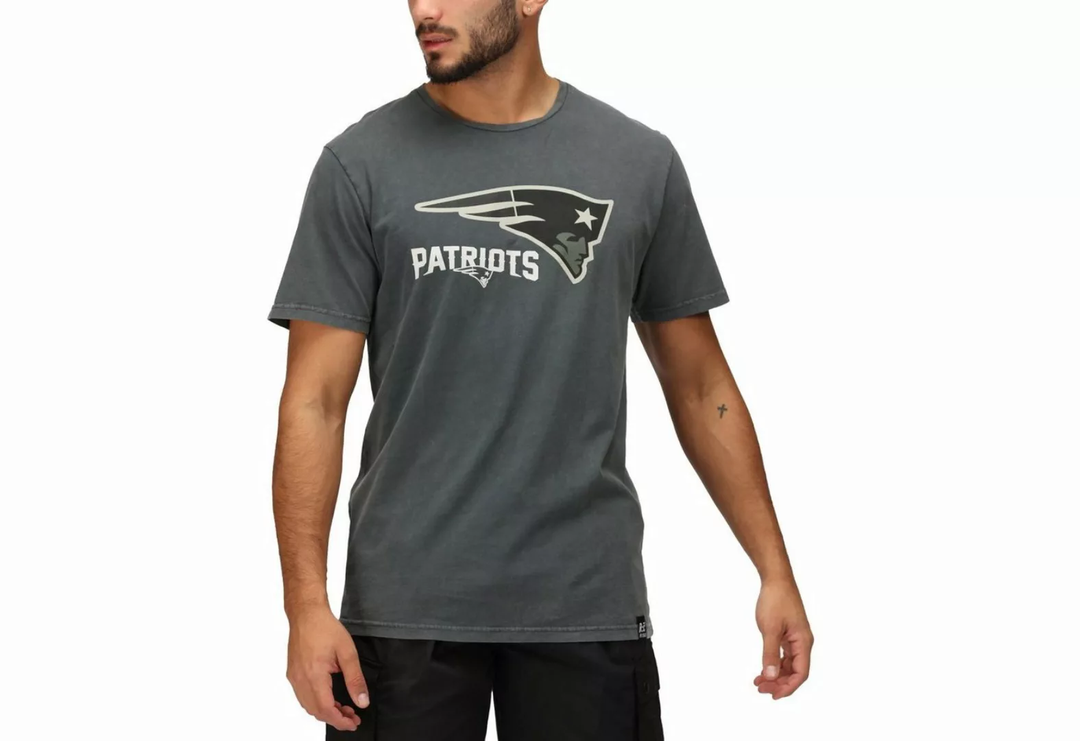 Recovered Print-Shirt Re:Covered CHROME New England Patriots washed günstig online kaufen