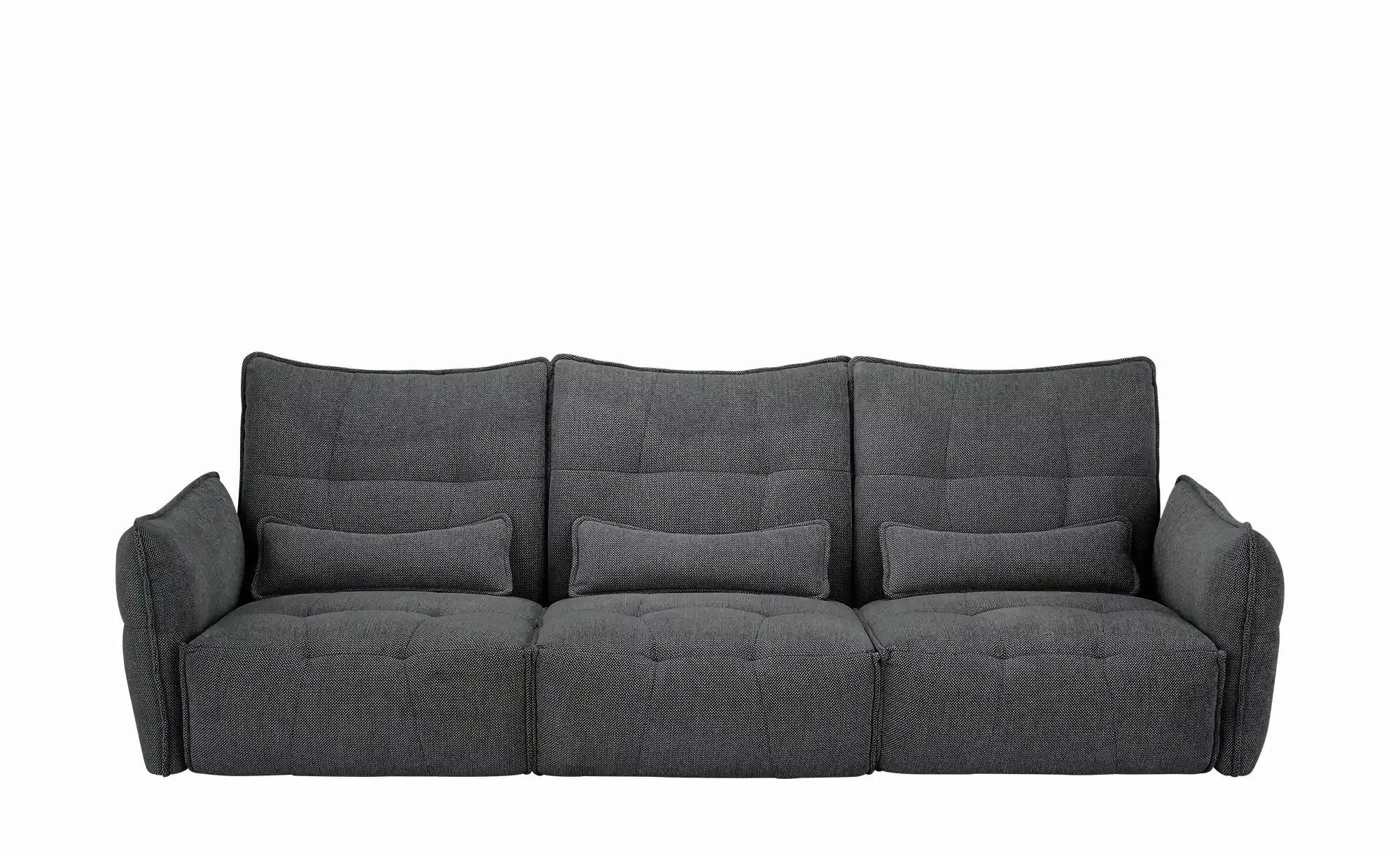 Sofa  3-Sitzer  Jeaneva ¦ grau ¦ Maße (cm): B: 320 H: 101 T: 114.0 Polsterm günstig online kaufen