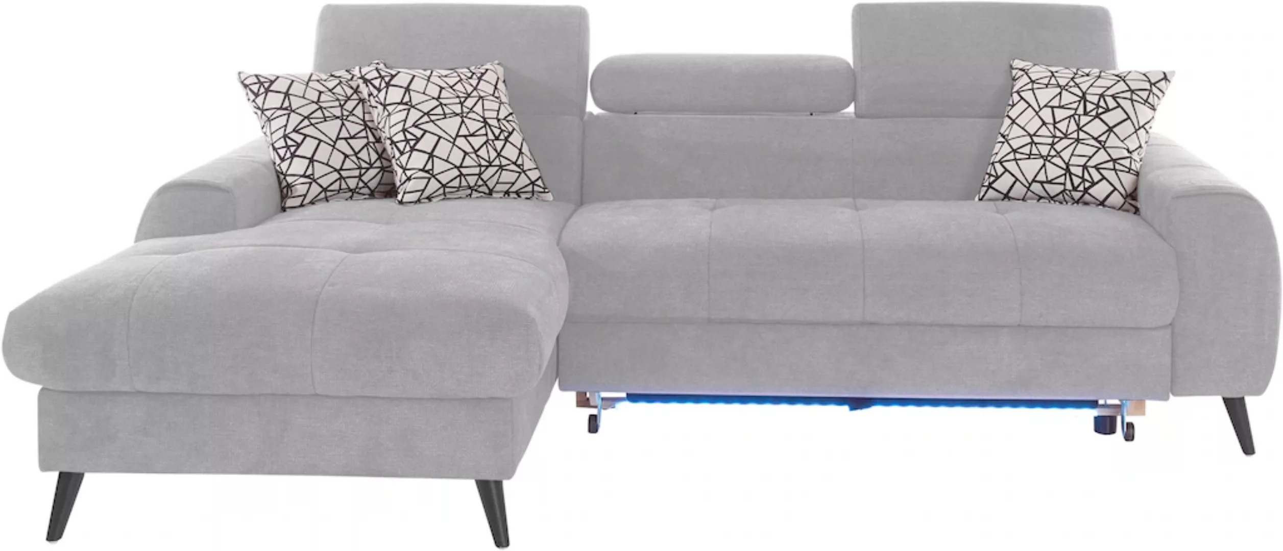 COTTA Ecksofa "Mia L-Form", 3-tlg.-Kissen-Set, Recamiere, wahlweise mit ode günstig online kaufen