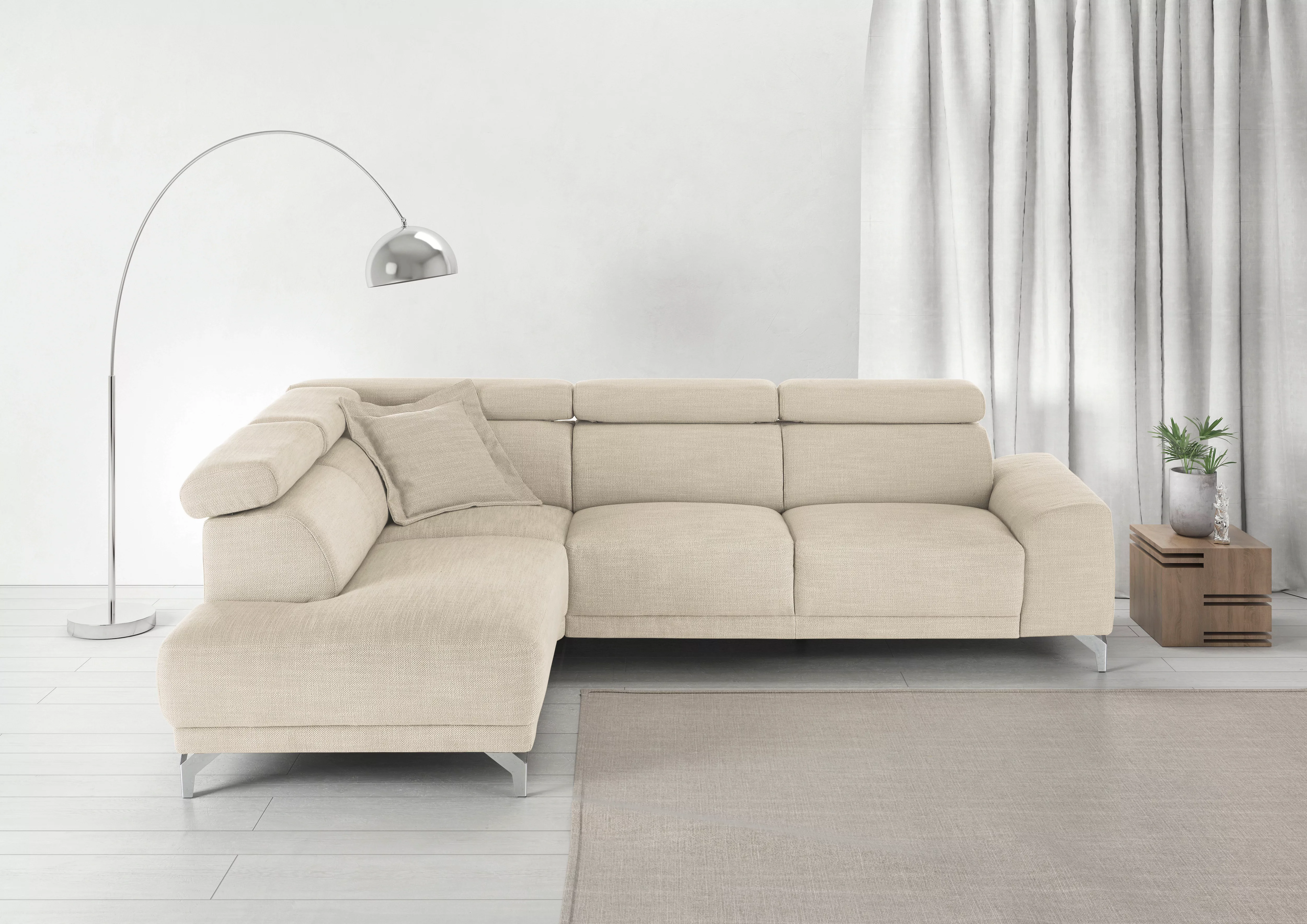3C Candy Ecksofa "Greve Sofa immer mit manuelle Kopfteilverstellungen, mode günstig online kaufen