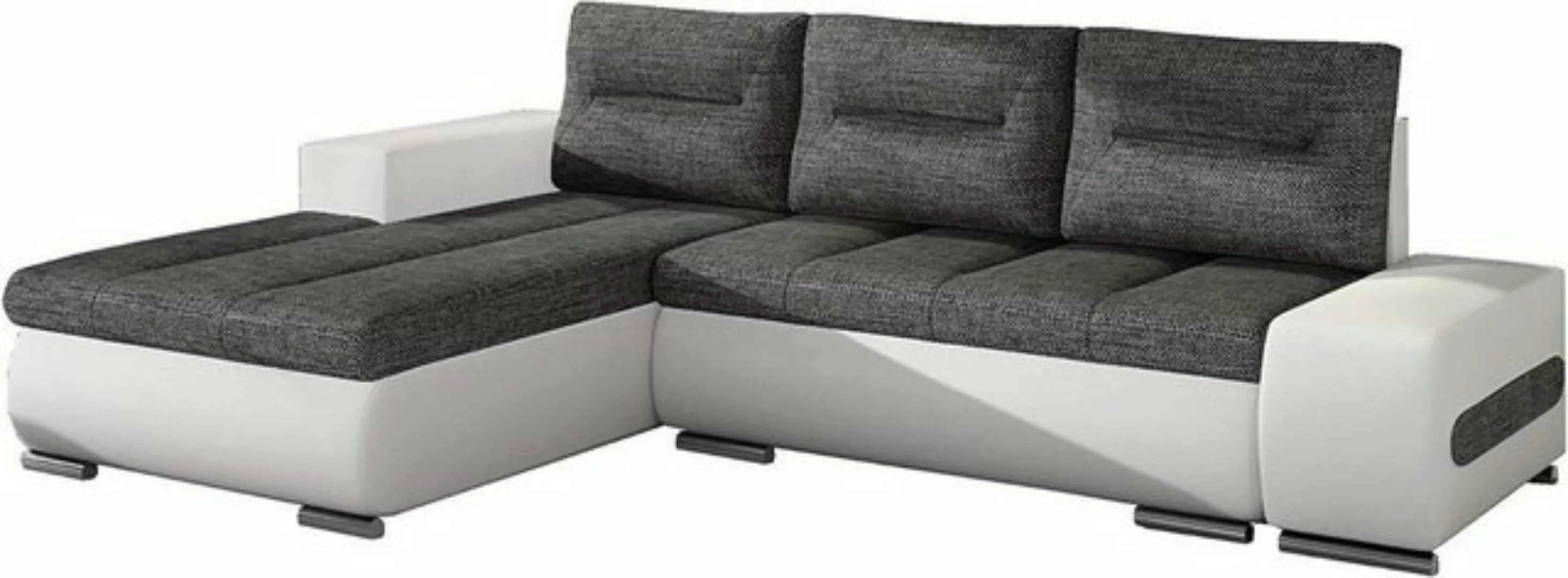 MOEBLO Ecksofa OLAVO, Couch L-Form Polstergarnitur Wohnlandschaft Polsterso günstig online kaufen