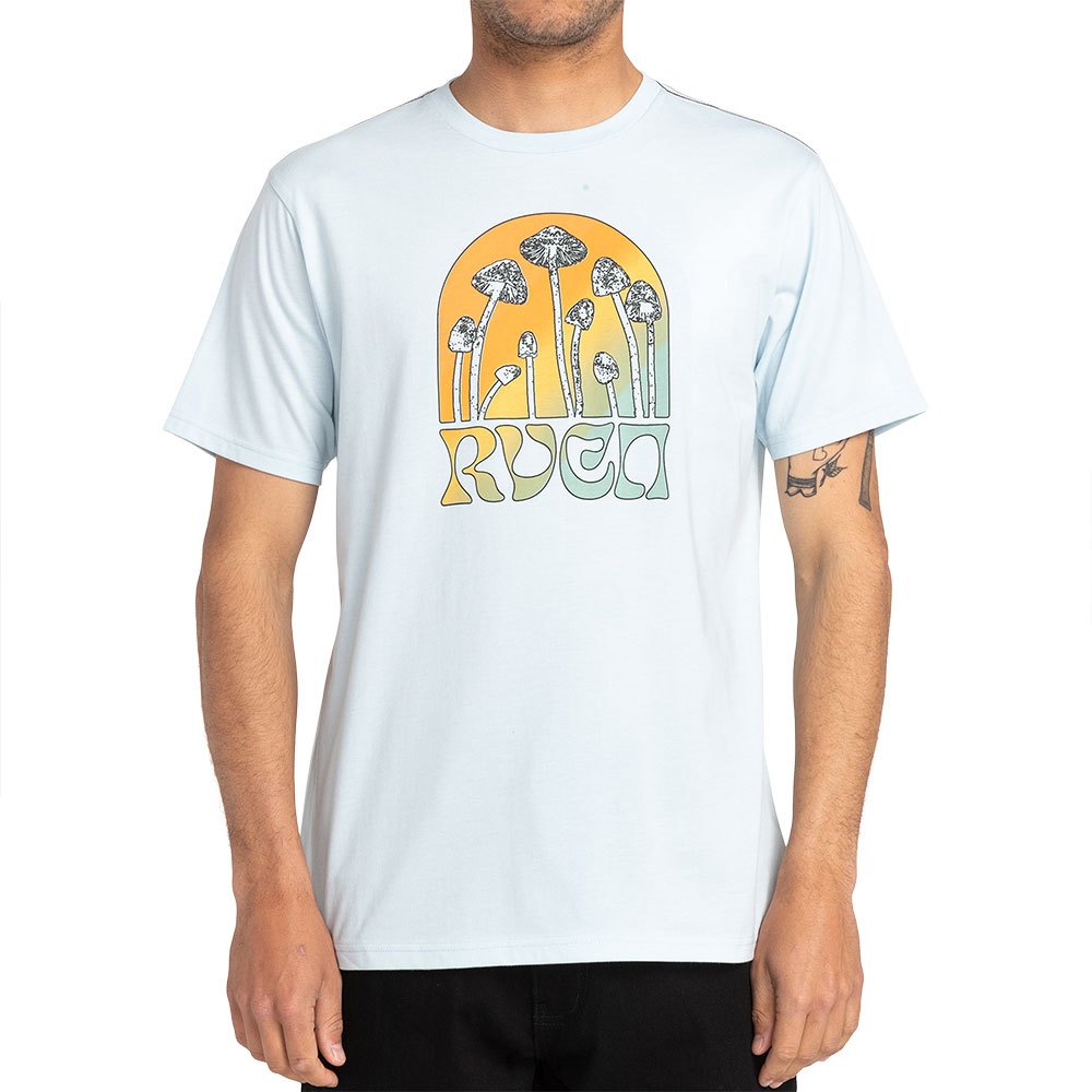 Rvca Dream Field Kurzarm T-shirt M Sky günstig online kaufen