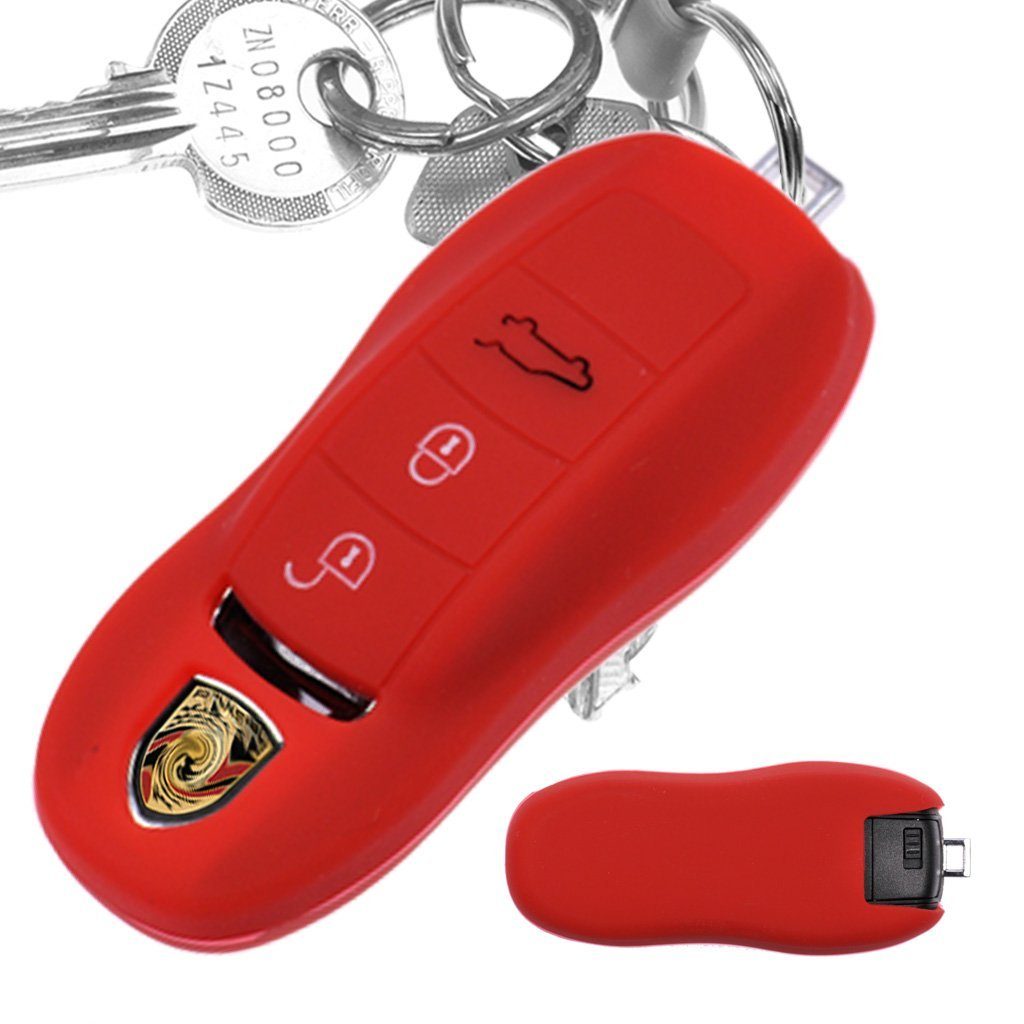 mt-key Schlüsseltasche Autoschlüssel Softcase Silikon Schutzhülle günstig online kaufen