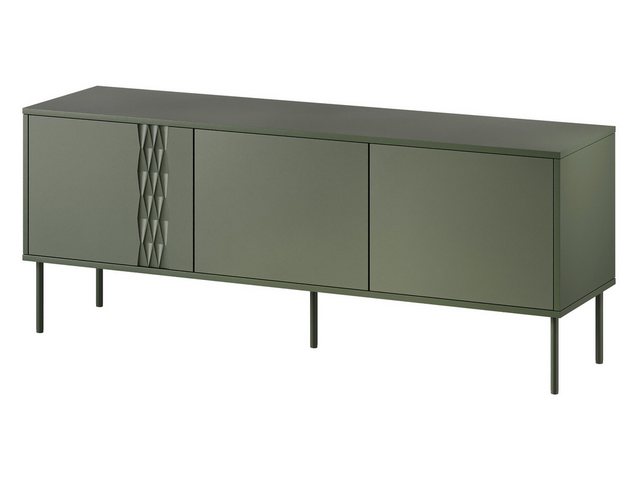 MIRJAN24 TV-Schrank Tresse 150 3D (mit drei Drehtüren) 150x40x55 cm, Metall günstig online kaufen