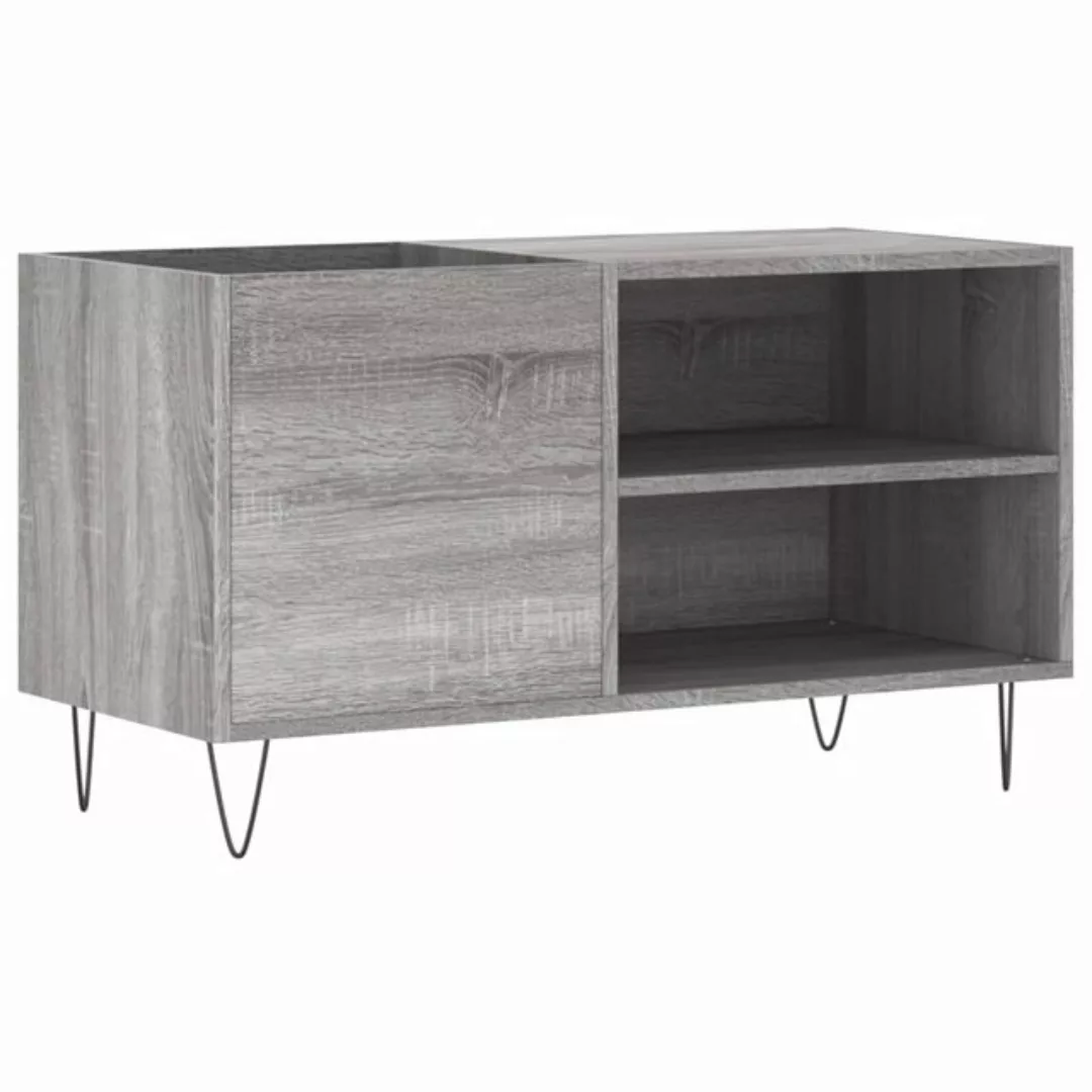 vidaXL Beistellschrank Plattenschrank Grau Sonoma 85x38x48 cm Holzwerkstoff günstig online kaufen