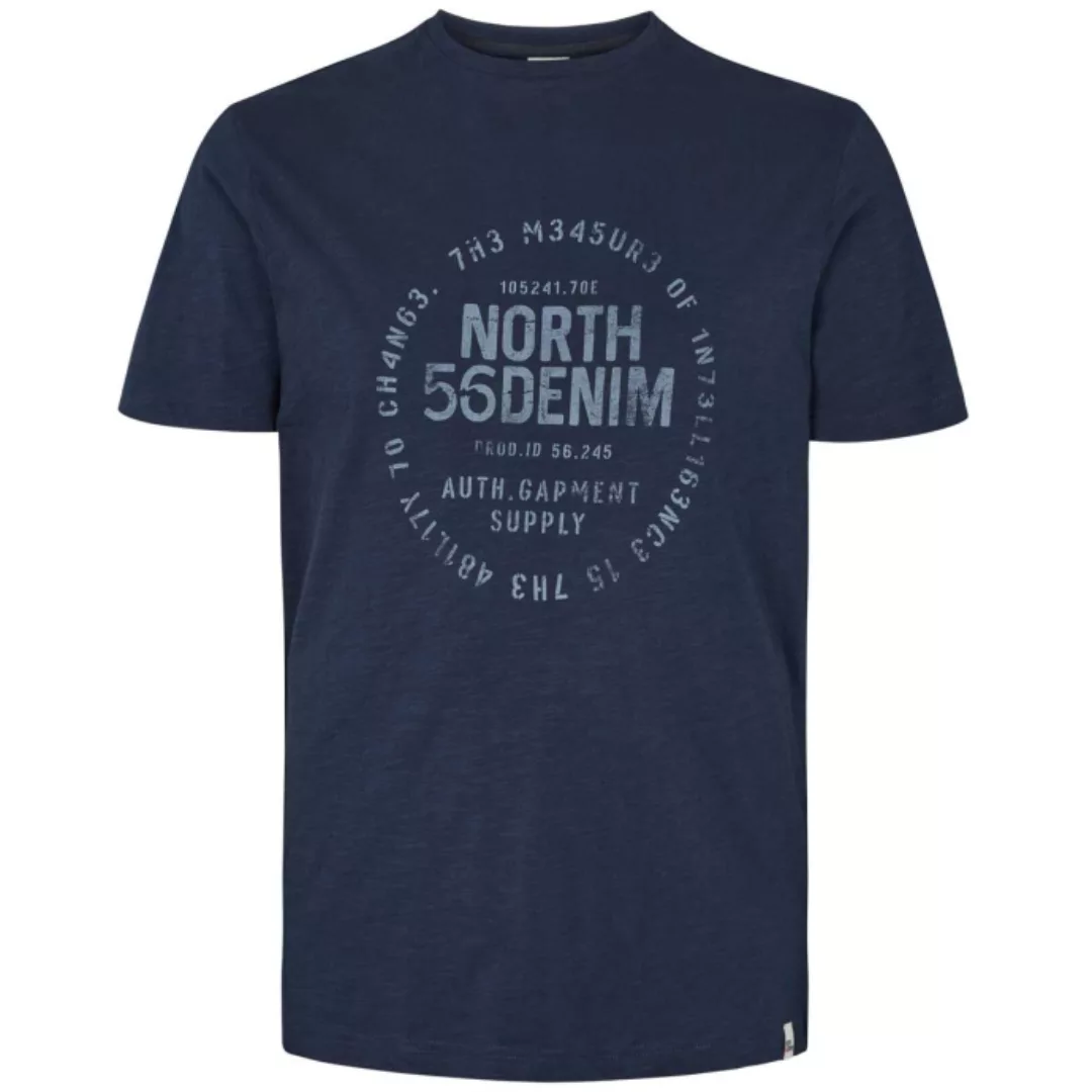 north 56 4 Print-Shirt North 56Denim T-Shirt in großen Größen, oliv günstig online kaufen