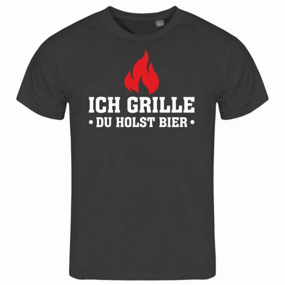 deinshirt Print-Shirt Herren T-Shirt Ich grille du holst Bier Funshirt mit günstig online kaufen