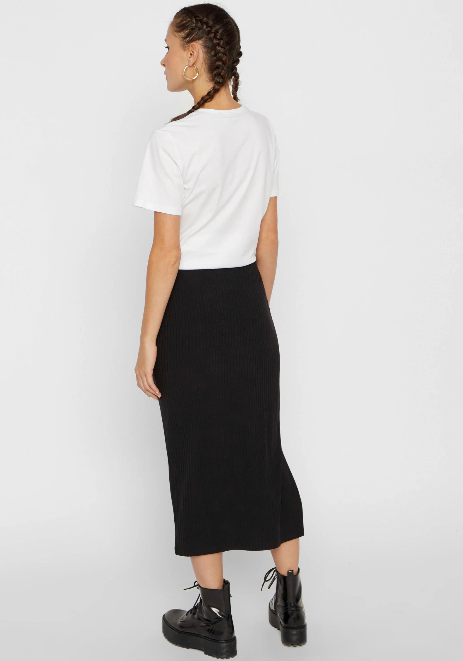 pieces Midirock "PCKYLIE MW MIDI SKIRT NOOS" günstig online kaufen