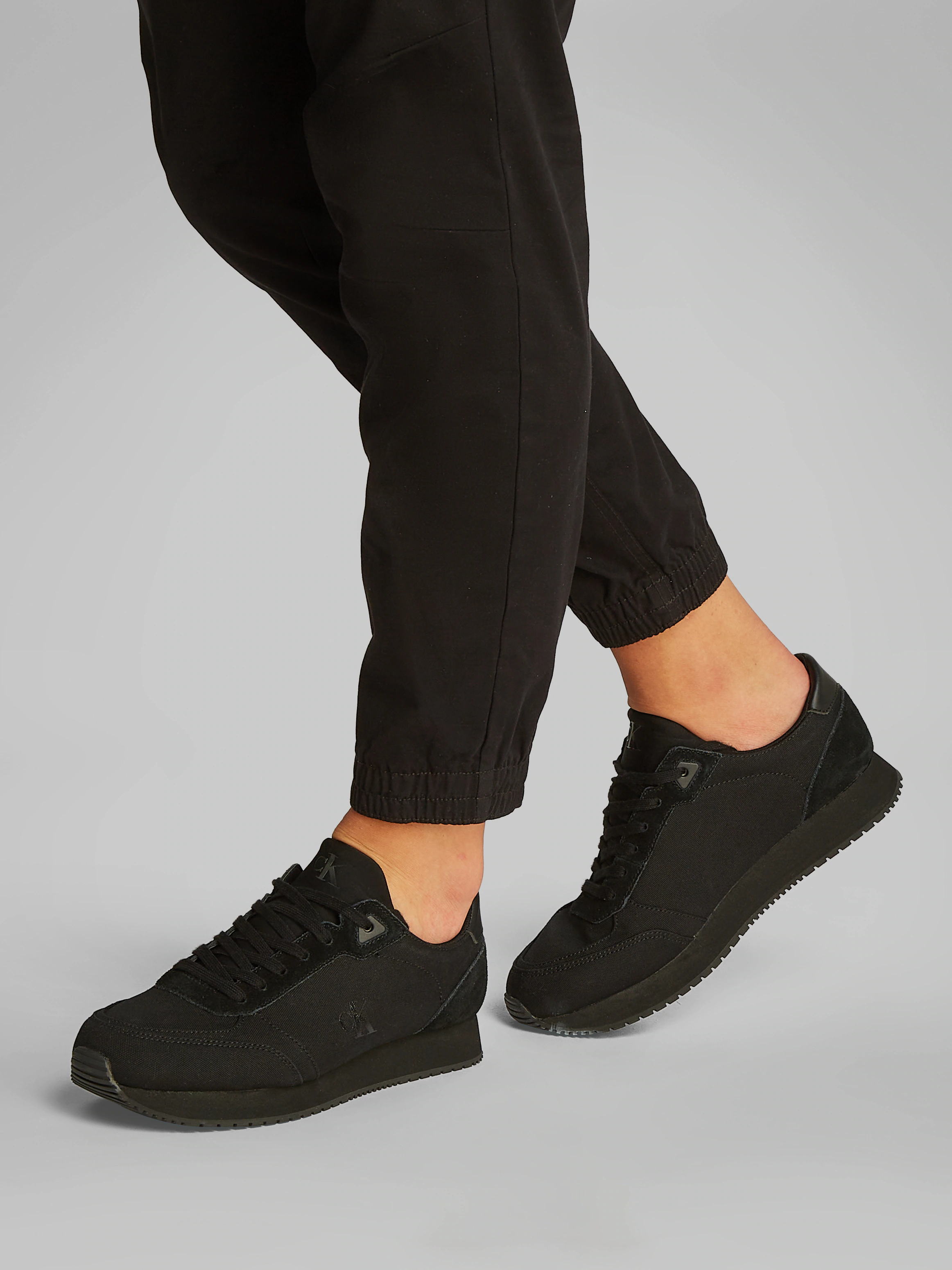 Calvin Klein Jeans Sneaker "RUNNER SOCK LACEUP MG CANVAS", Freizeitschuh, H günstig online kaufen
