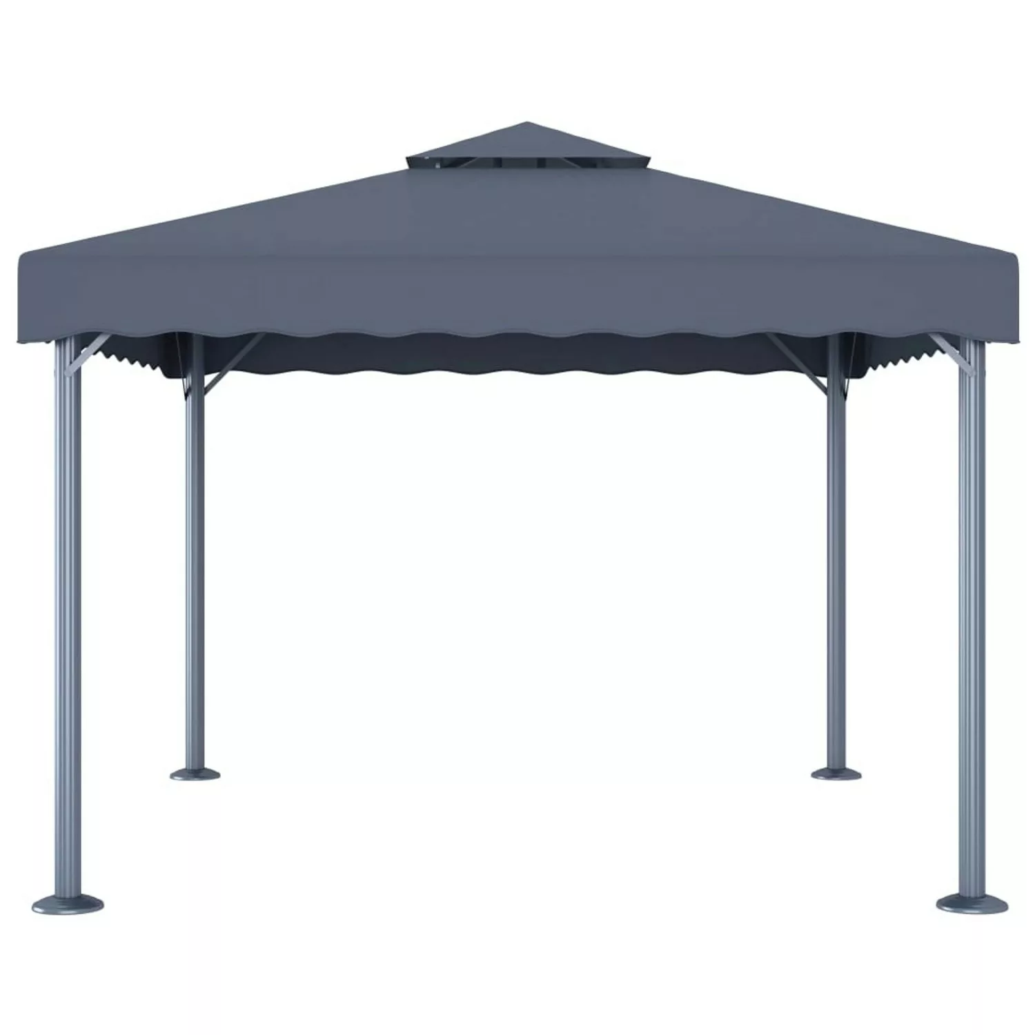 vidaXL Pavillon 300 x 300 cm Anthrazit Aluminium günstig online kaufen