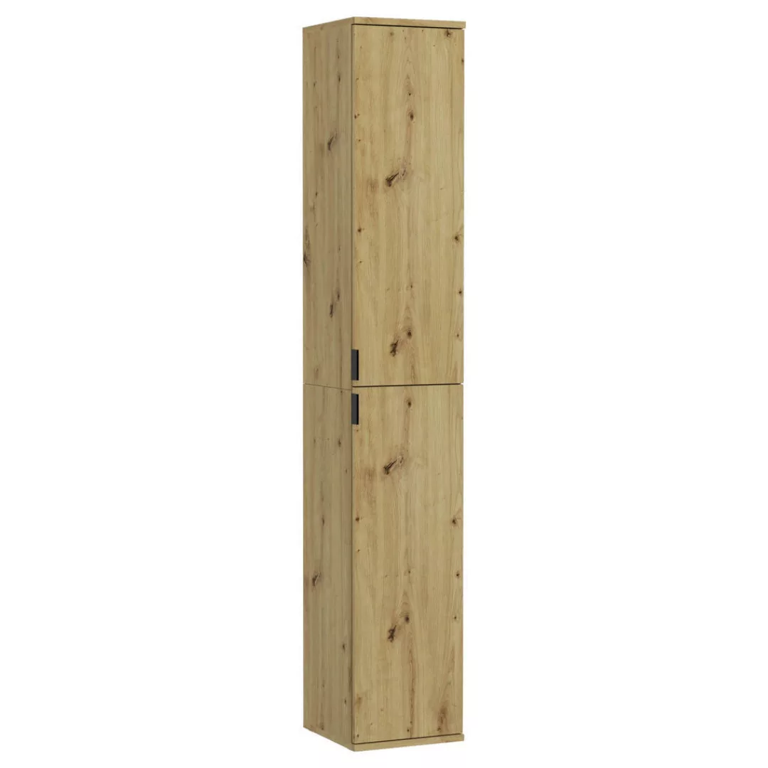 Badhochschrank PROJEKT Eiche Artisan Nachbildung B/H/T: ca. 30x193x34 cm günstig online kaufen