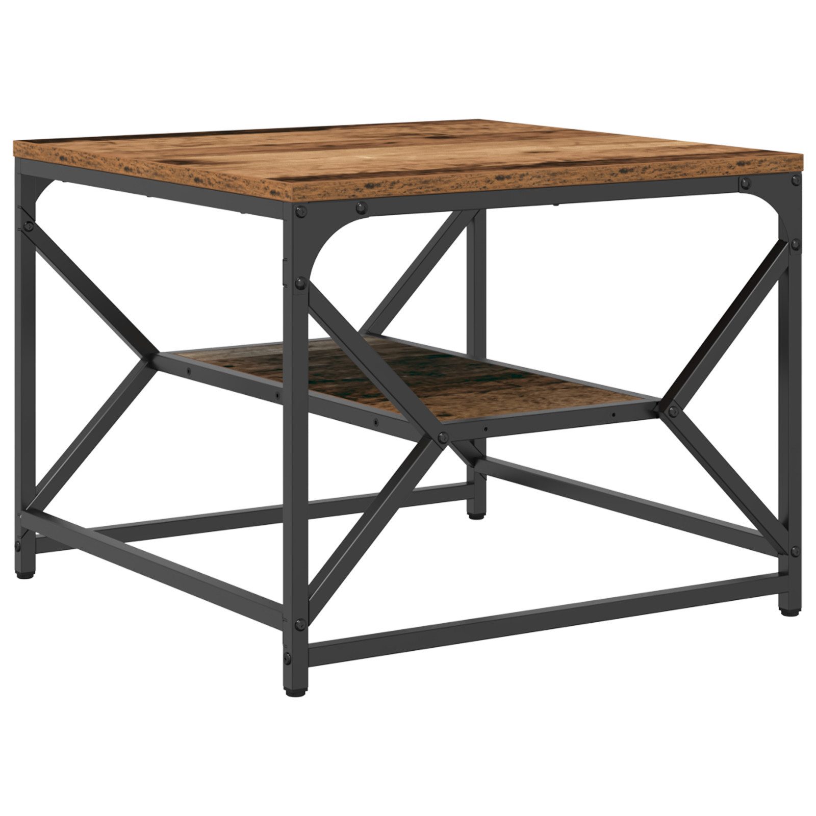 vidaXL Couchtisch Couchtisch mit Ablage Holz-Optik günstig online kaufen