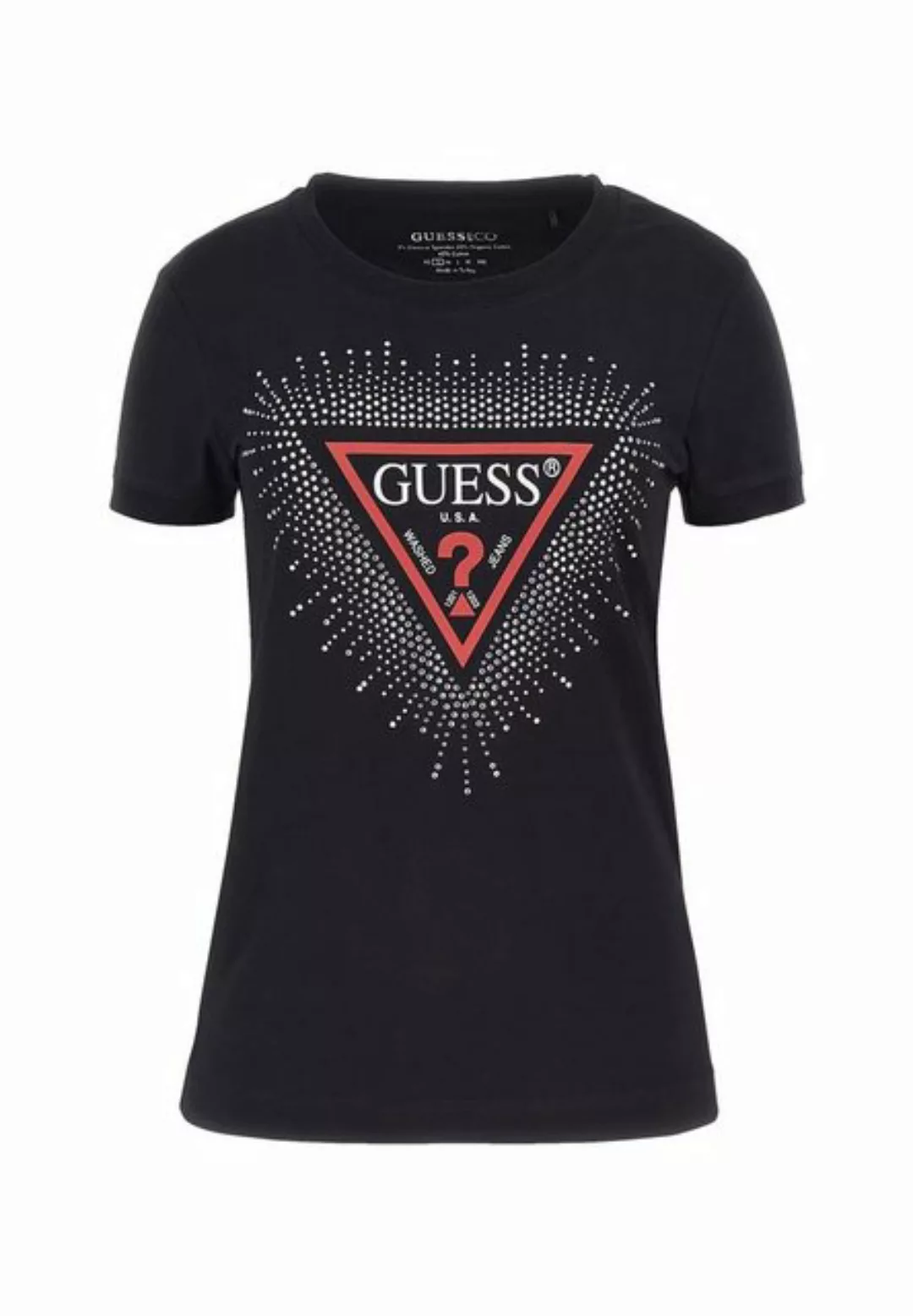 Guess T-Shirt T-Shirt SS CN Star Triangle Kurzarmshirt (1-tlg) günstig online kaufen