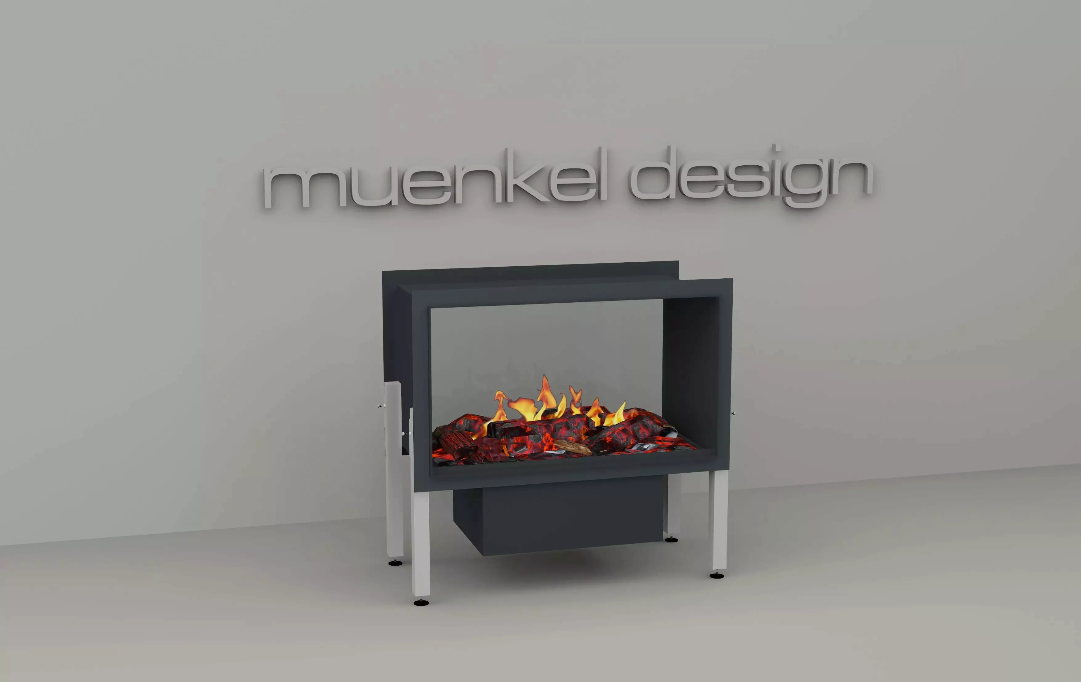 muenkel design e-tunnel PRO wood 800 [Opti-myst Elektrokamineinsatz]: Tank günstig online kaufen